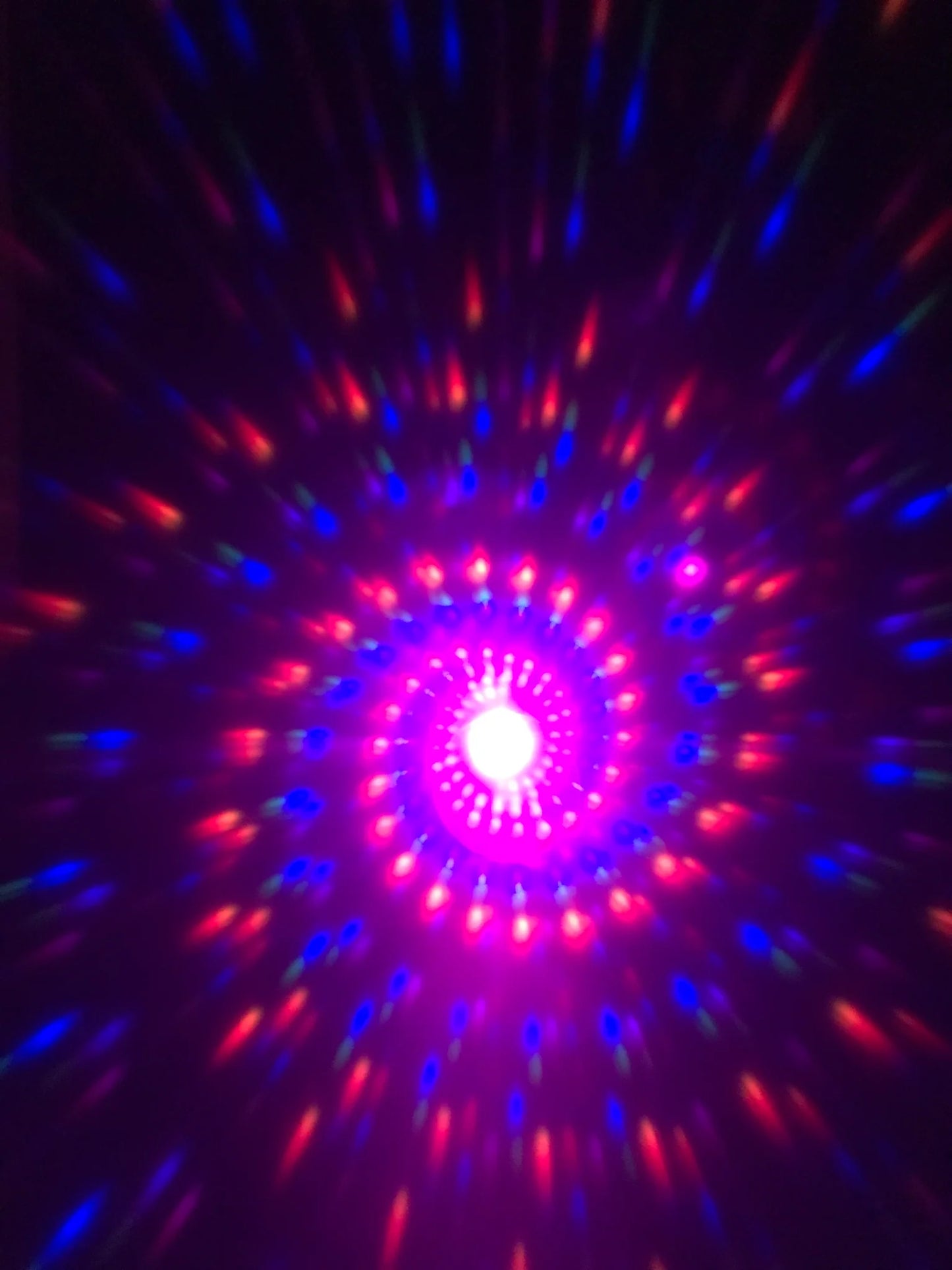 Steampunk Goggles With Magnifying Loupes UV Glow Neon Pink Spiral Diffraction Lenses - iEDM