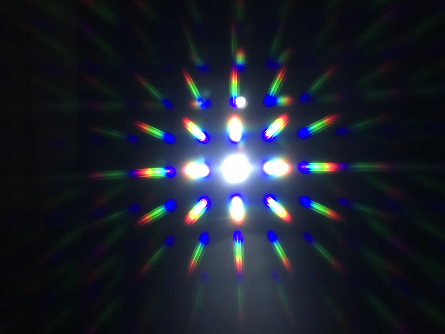 Steampunk Goggles With Magnifying Loupes UV Glow Neon Blue Prism Diffraction Lenses - iEDM