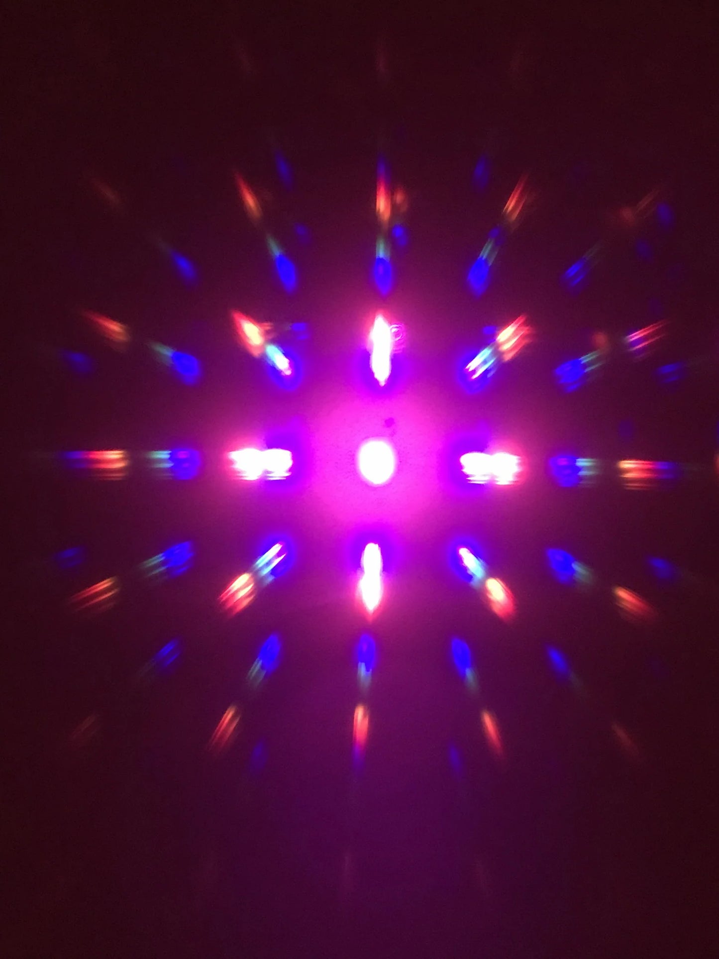 Steampunk Goggles With Magnifying Loupes UV Glow Neon Pink Prism Diffraction Lenses - iEDM