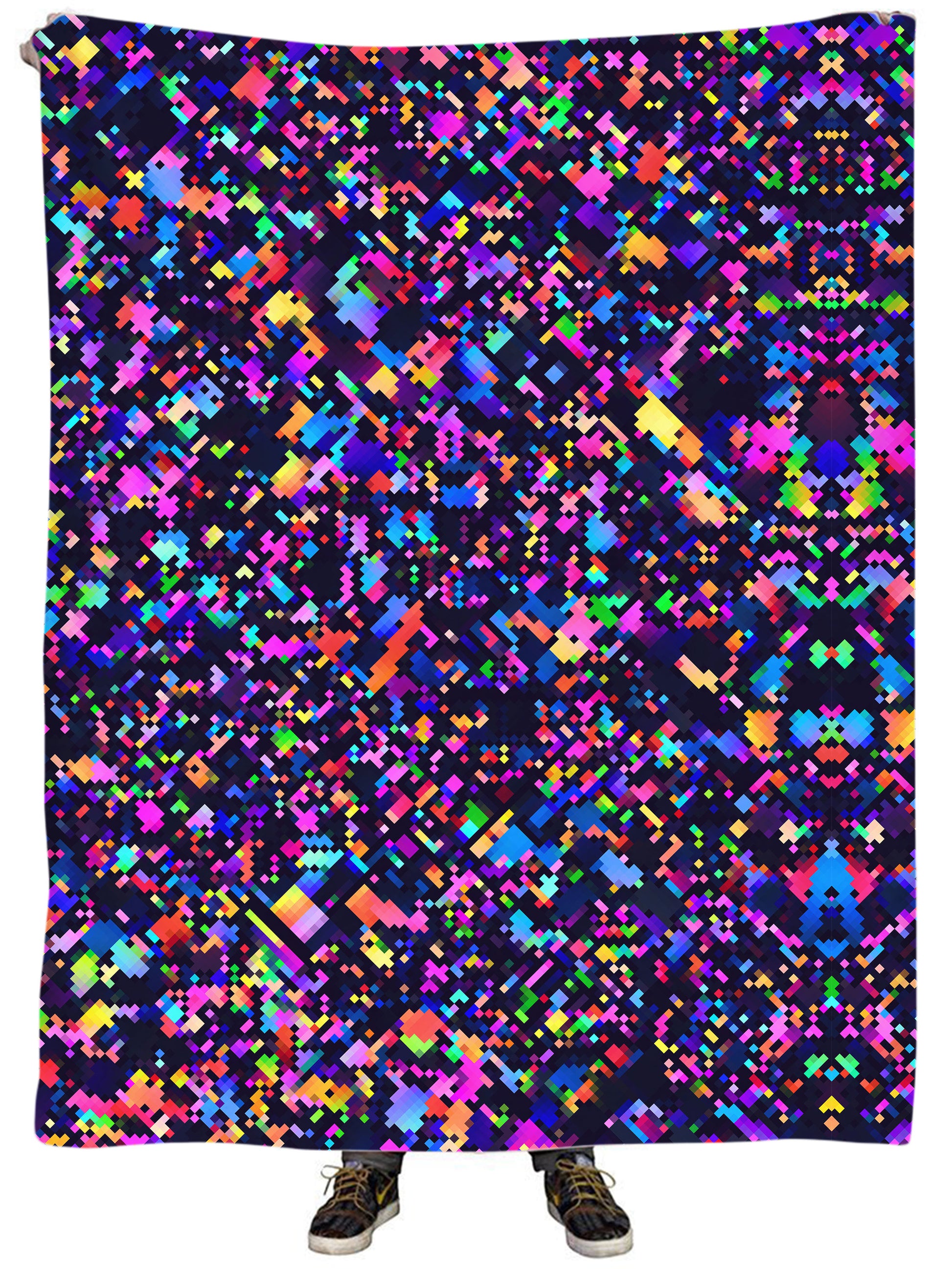 8-Bit Confetti Plush Blanket, Art Design Works, | iEDM