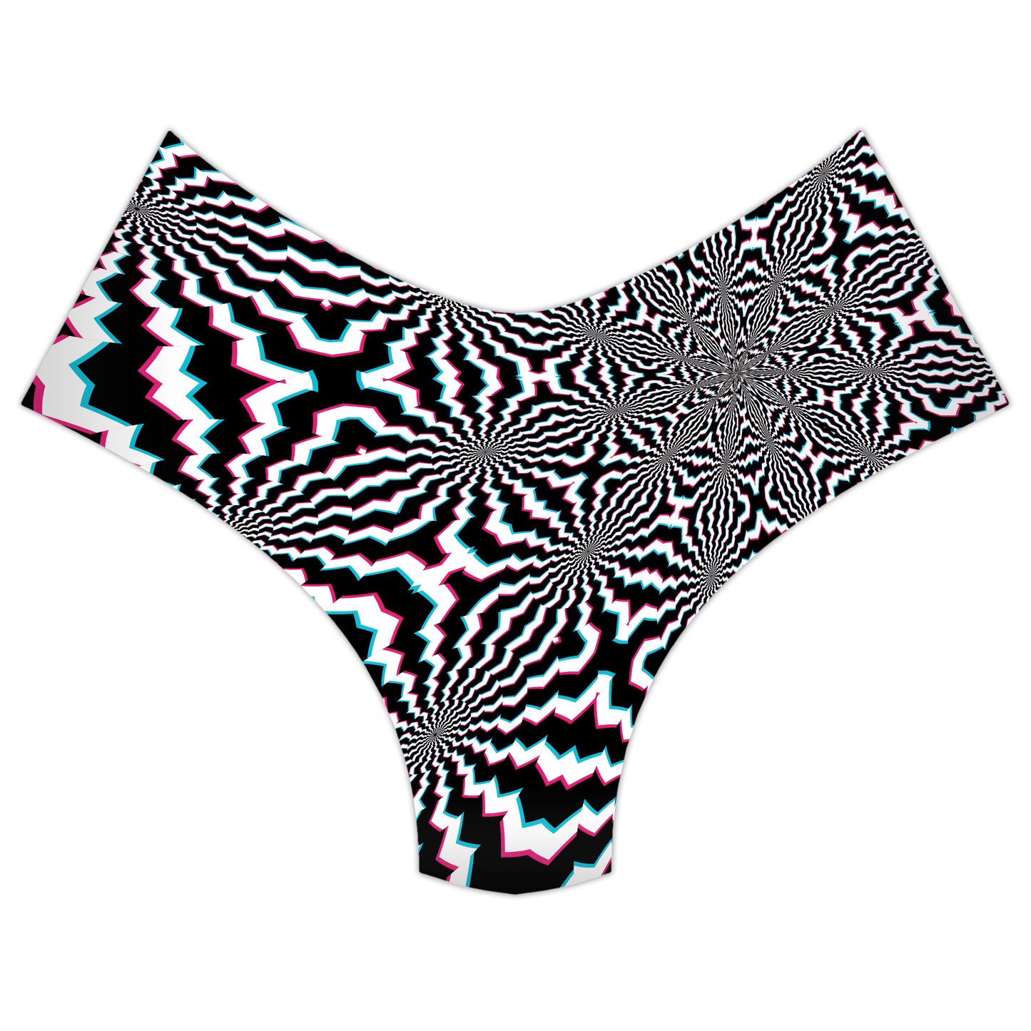 Fractal Ripples Booty Shorts, Art Design Works, | iEDM