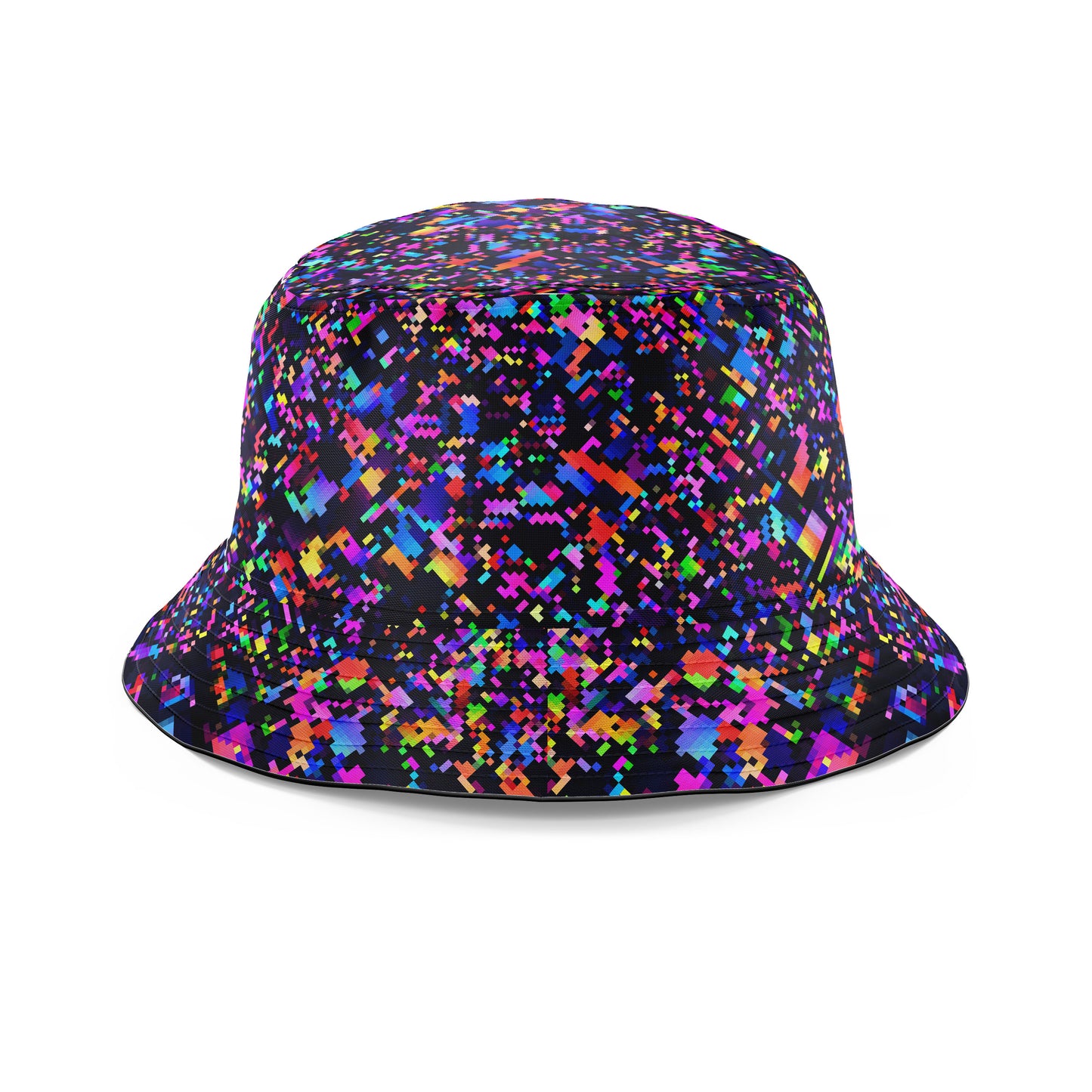 8-Bit Confetti Bucket Hat, Art Design Works, | iEDM