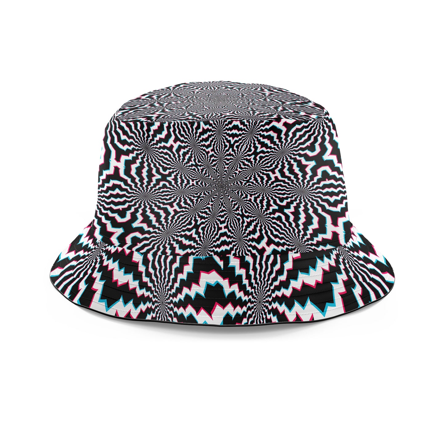 Fractal Ripples Bucket Hat, Art Design Works, | iEDM