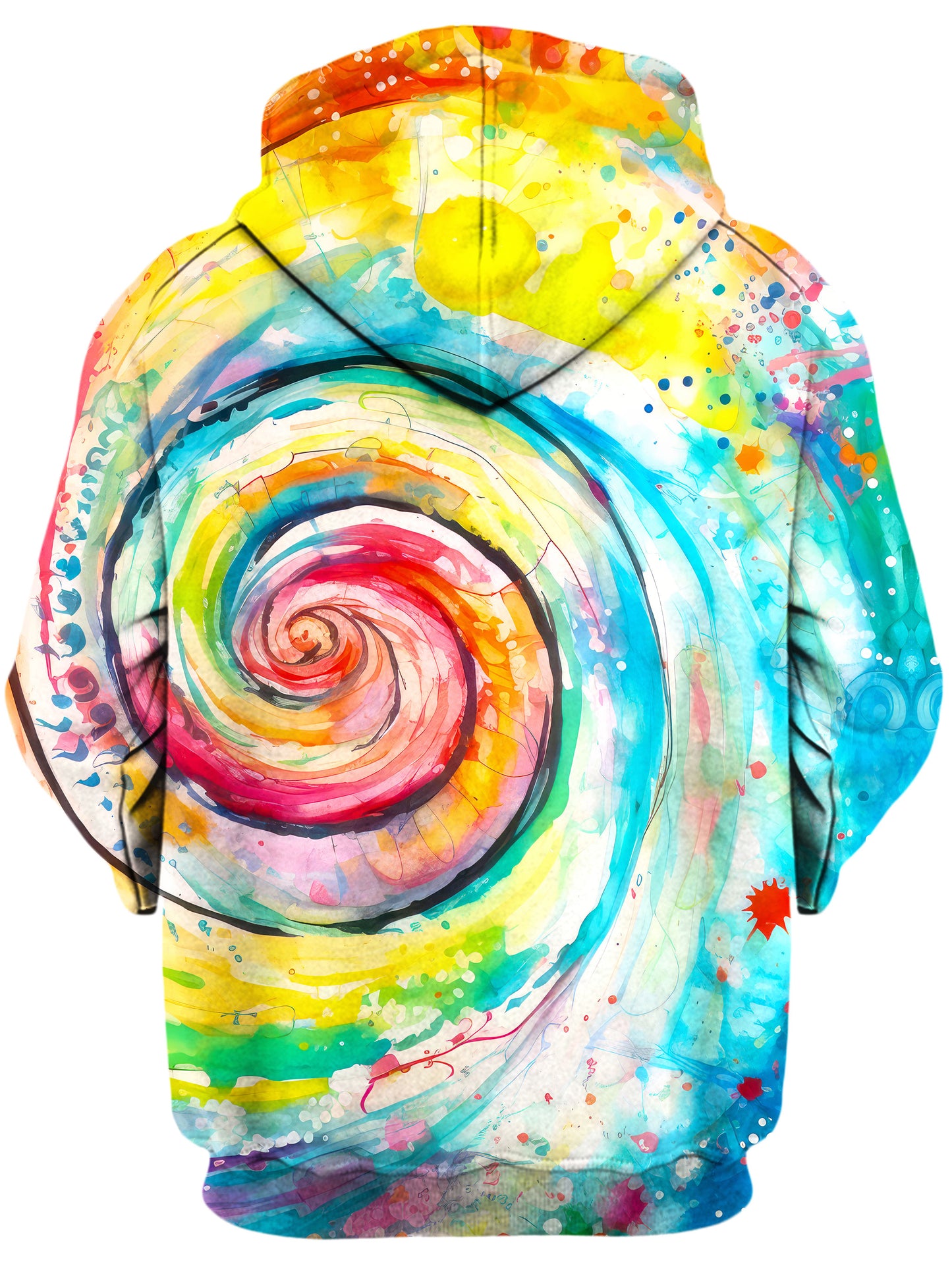 Water Color Swirl Unisex Hoodie, Art Design Works, | iEDM