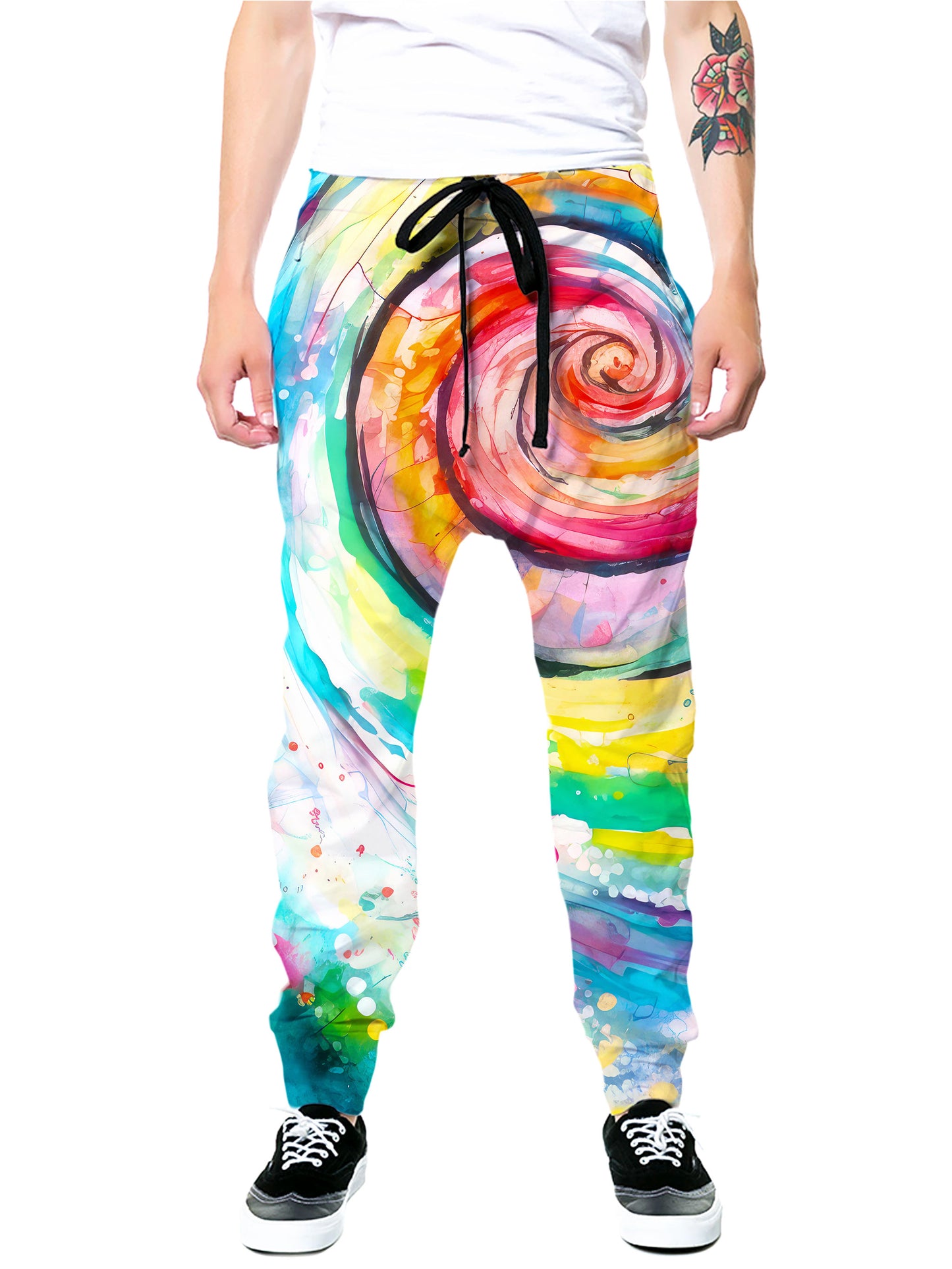 Water Color Swirl Joggers, Art Design Works, | iEDM
