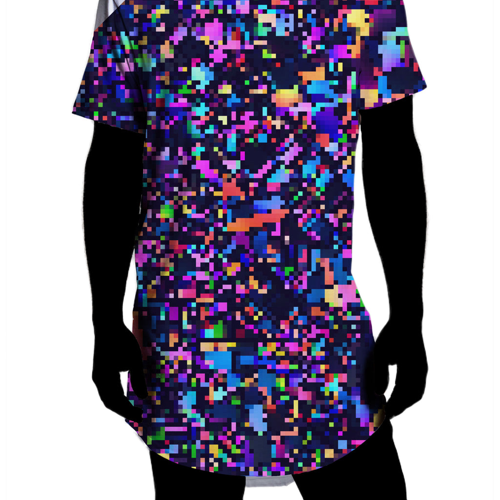 8-Bit Confetti Drop Cut Unisex T-Shirt, Art Design Works, | iEDM