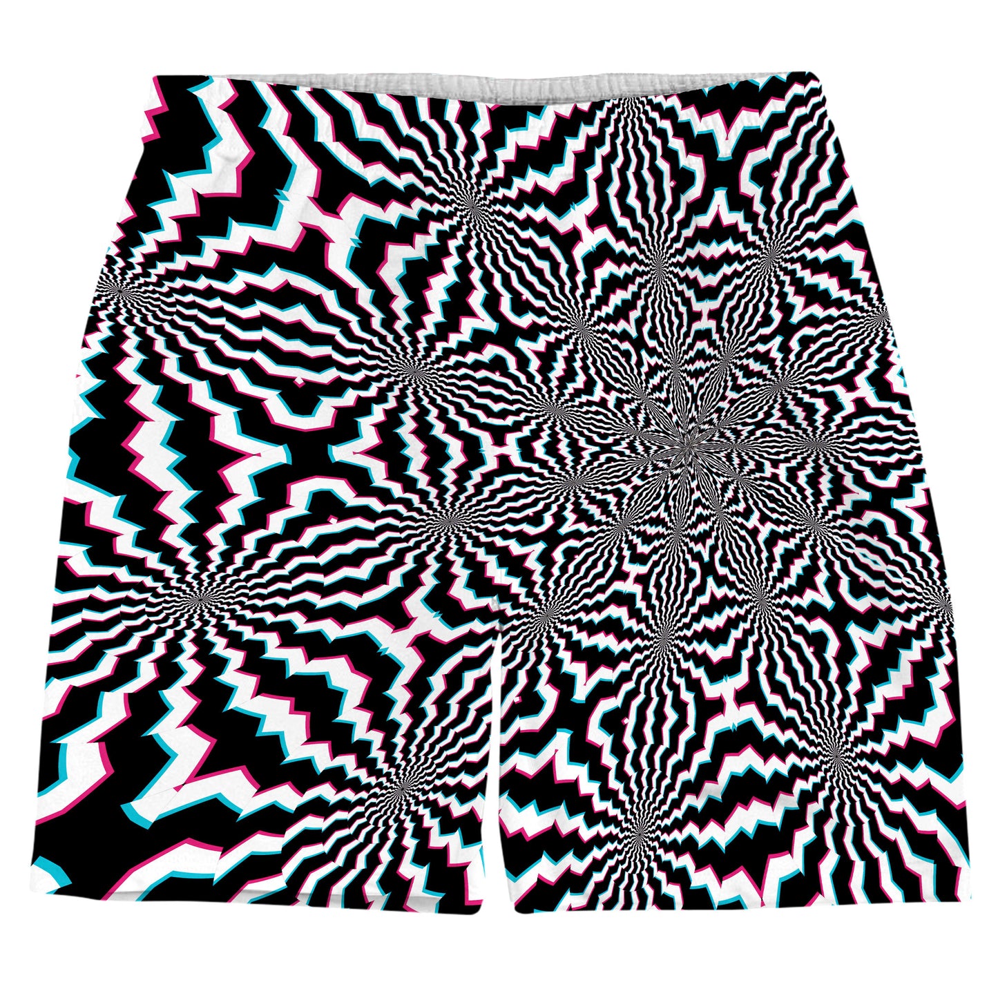 Fractal Ripples T-Shirt and Shorts Combo, Art Design Works, | iEDM