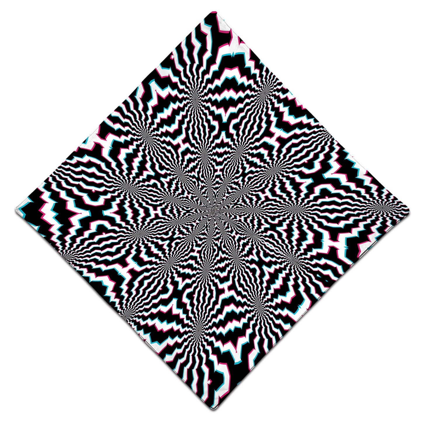Fractal Ripples Bandana, Art Design Works, | iEDM