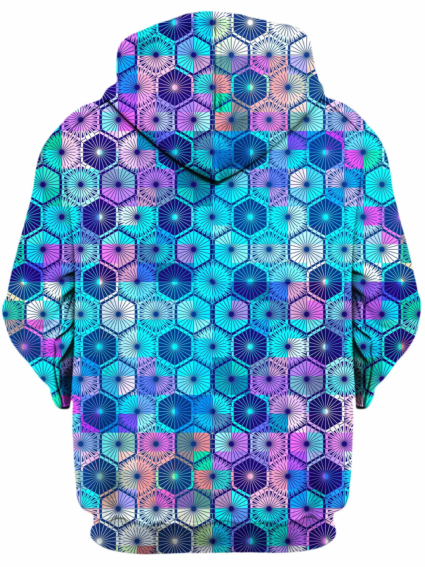 Hexa Haze Unisex Zip-Up Hoodie - iEDM