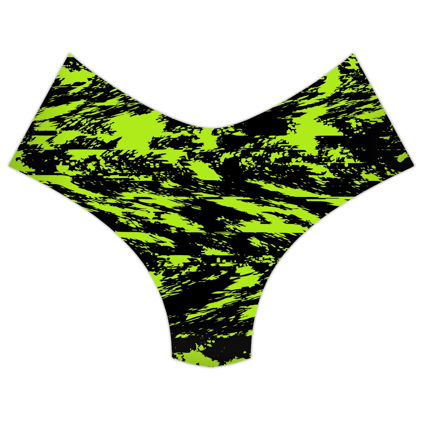 Black Lime Bolt Glitch Booty Shorts, Big Tex Funkadelic, | iEDM