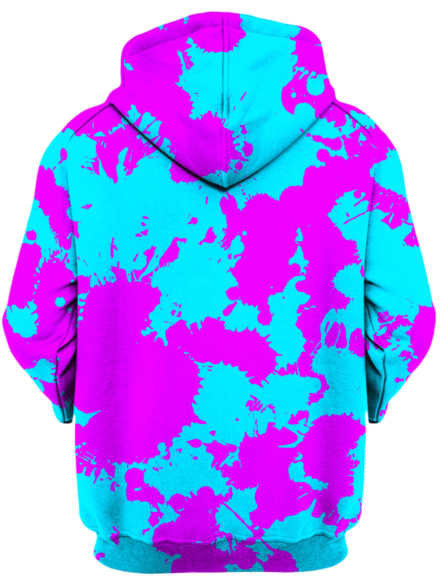 Blue and Purple Paint Splatter Unisex Hoodie, Big Tex Funkadelic, | iEDM