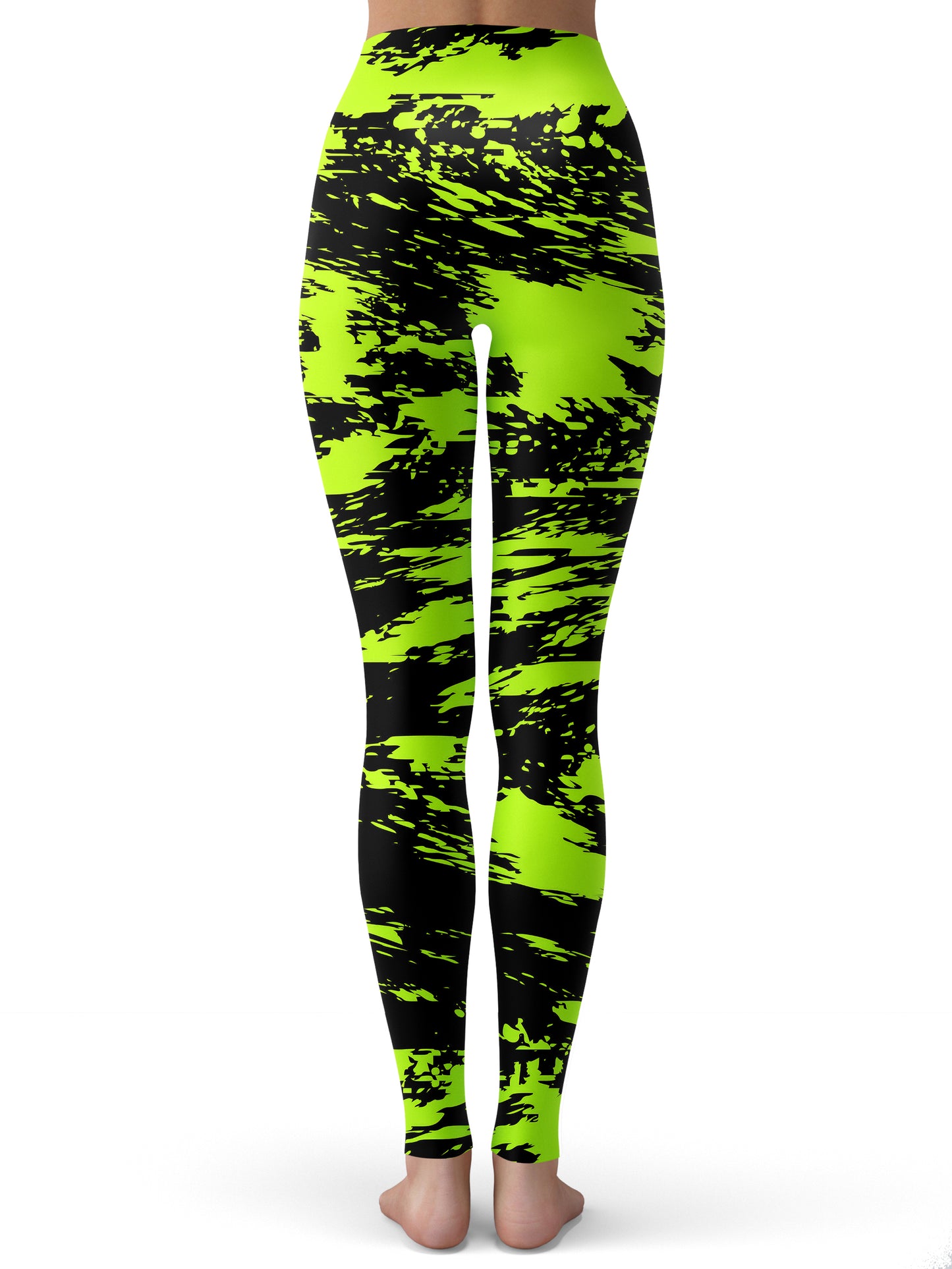 Black Lime Bolt Glitch Leggings, Big Tex Funkadelic, | iEDM
