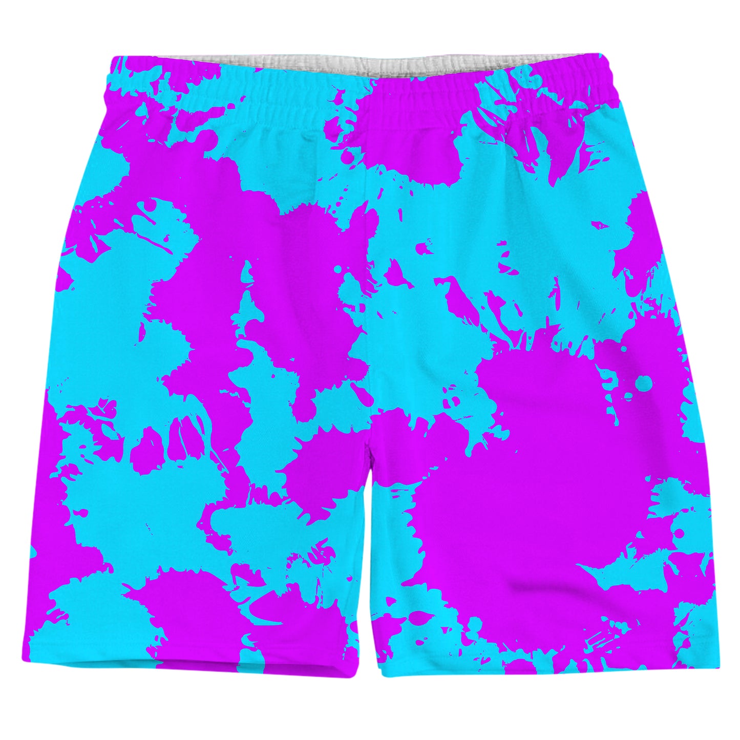 Blue and Purple Paint Splatter Weekend Shorts, Big Tex Funkadelic, | iEDM