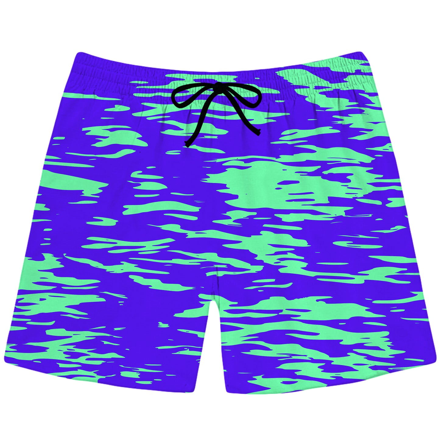 Purple Mint Rave Zebra Stripe Swim Trunks, Big Tex Funkadelic, | iEDM