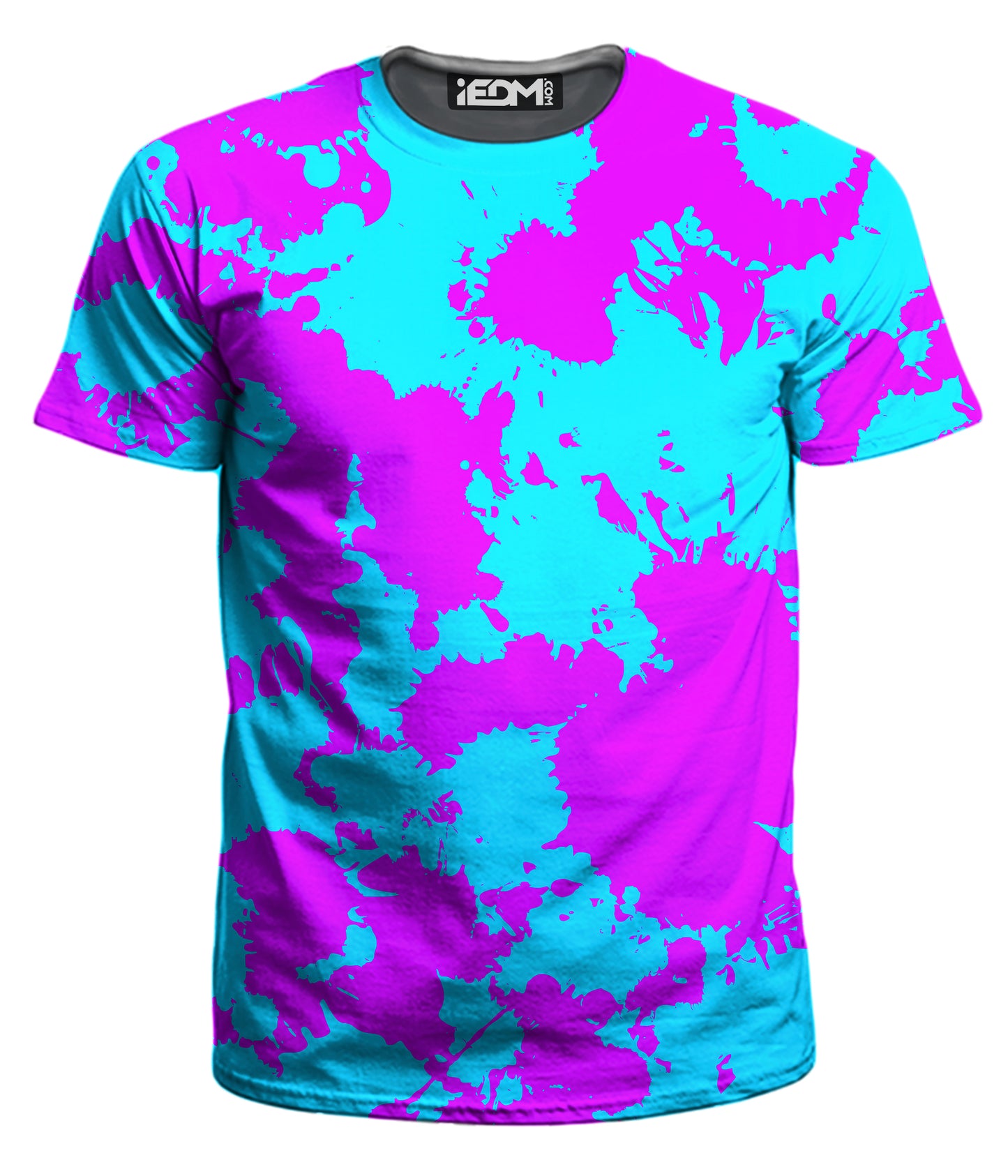 Blue and Purple Paint Splatter Men's T-Shirt, Big Tex Funkadelic, | iEDM