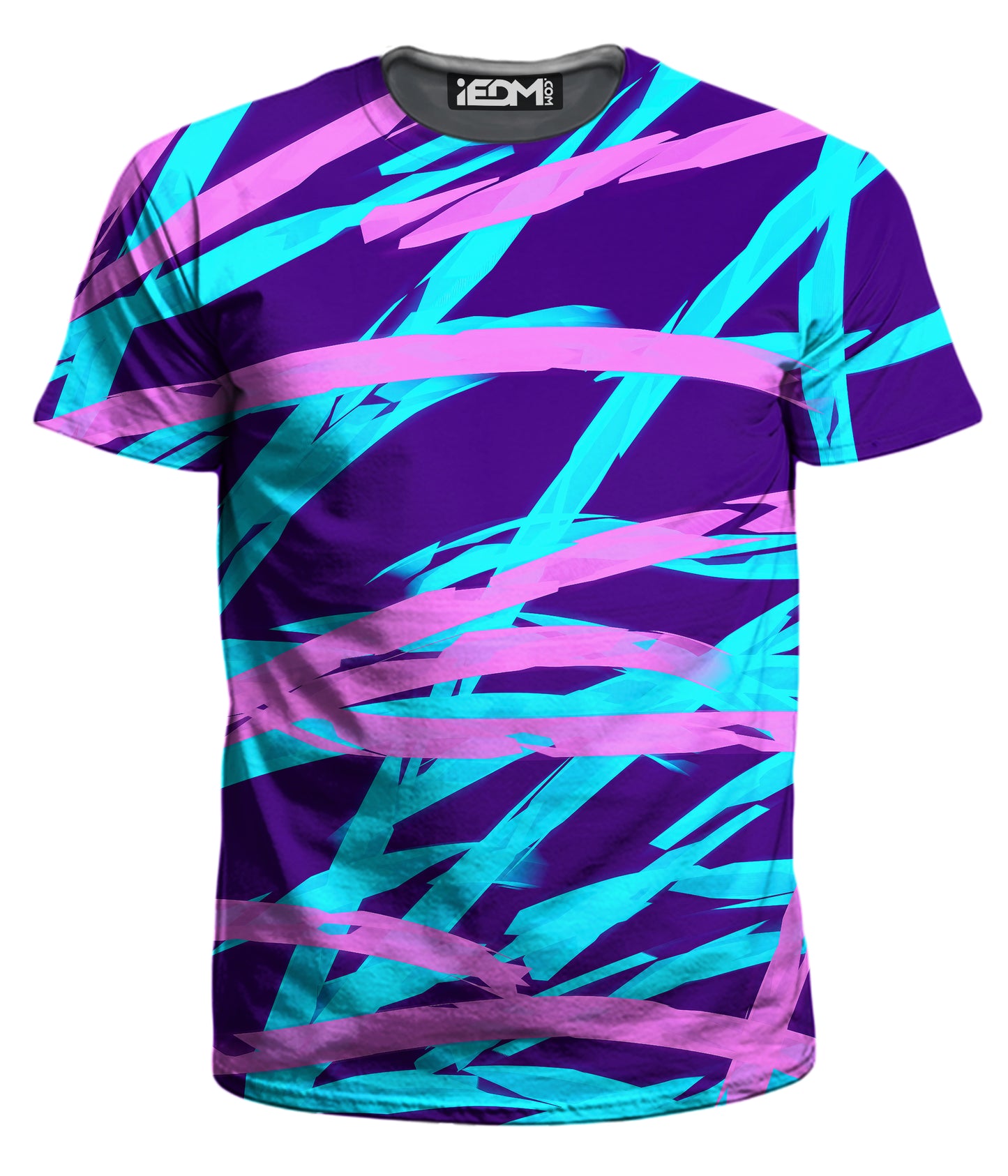 Purple and Blue Rave Abstract Men's T-Shirt, Big Tex Funkadelic, | iEDM