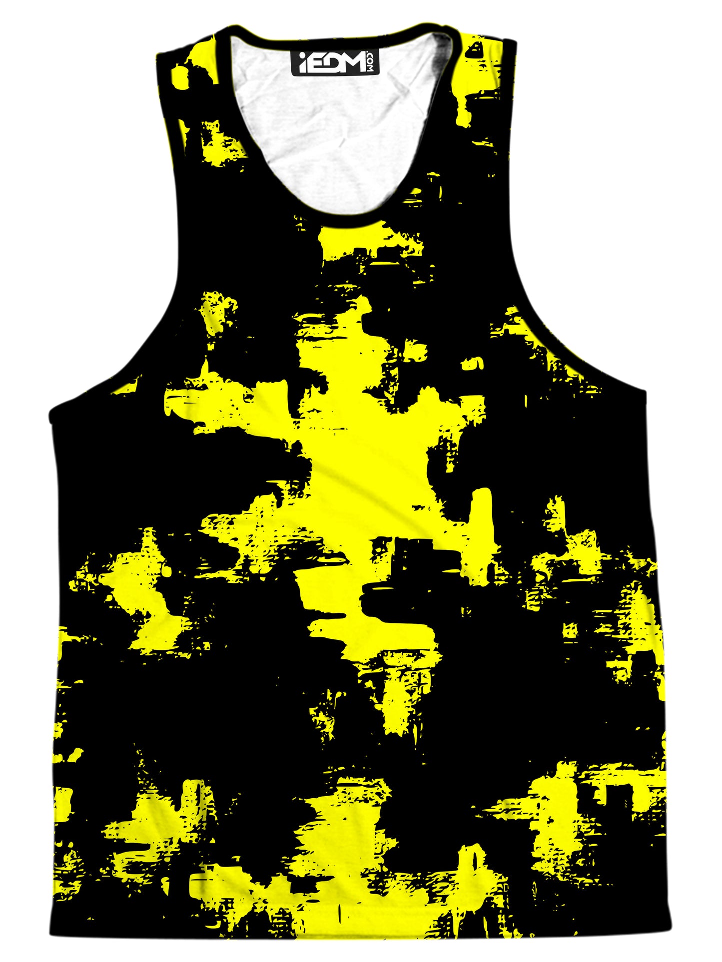 Black and Yellow Abstract Men's Tank, Big Tex Funkadelic, | iEDM