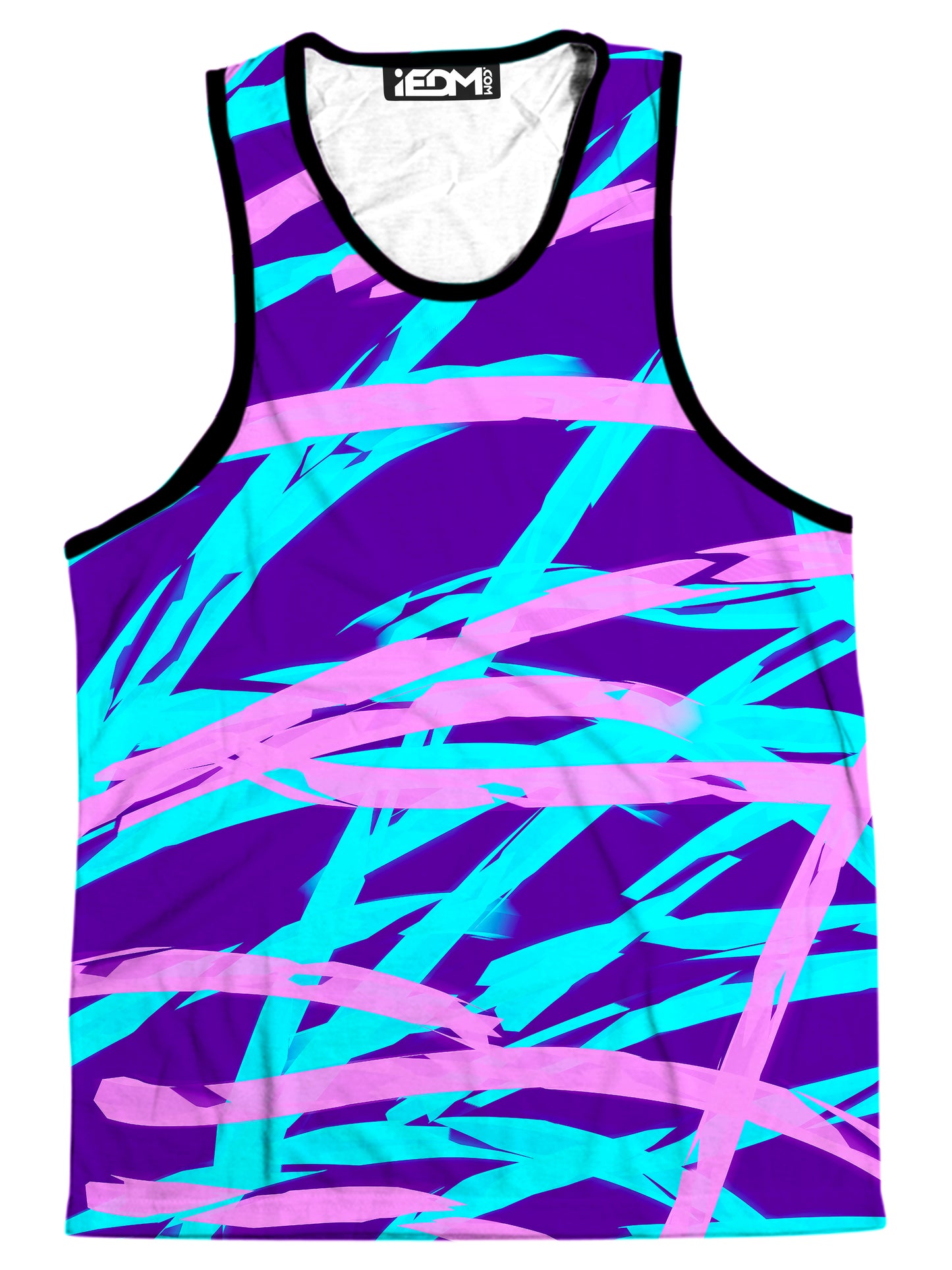 Purple and Blue Rave Abstract Men's Tank, Big Tex Funkadelic, | iEDM