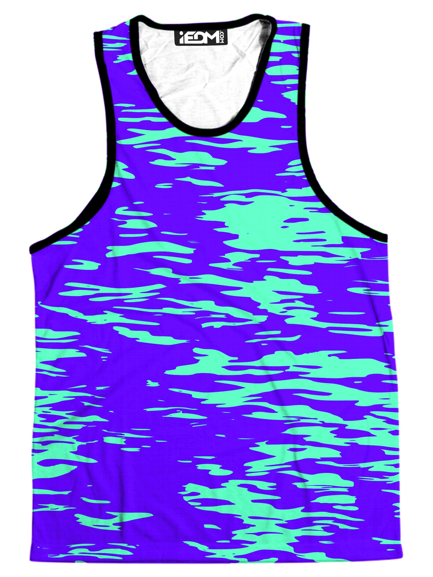 Purple Mint Rave Zebra Stripe Men's Tank, Big Tex Funkadelic, | iEDM