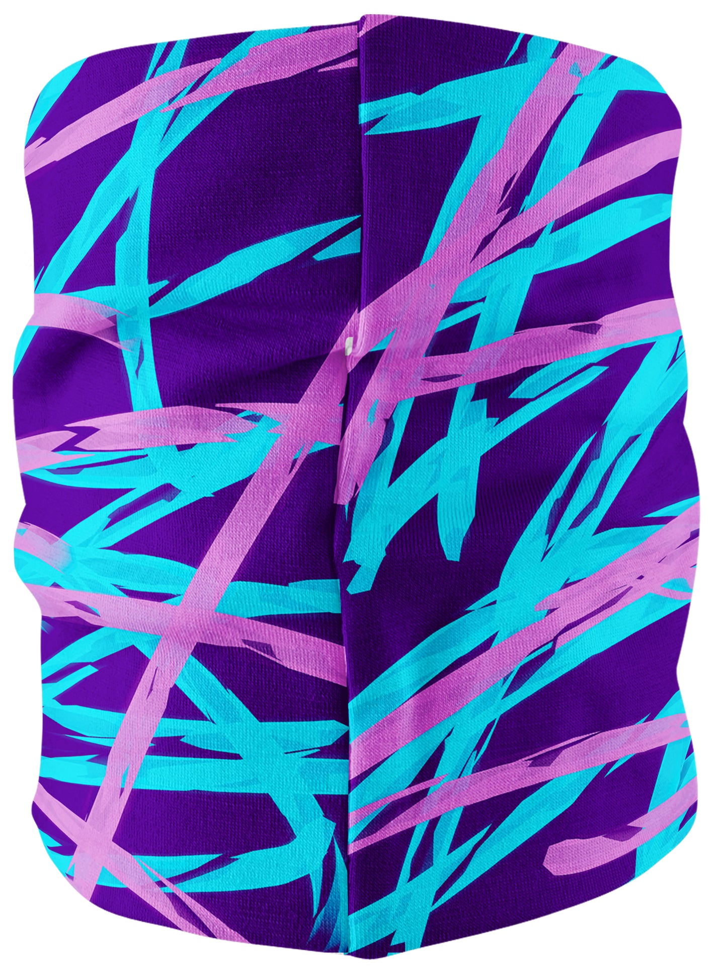 Purple and Blue Rave Abstract Bandana Mask, Big Tex Funkadelic, | iEDM