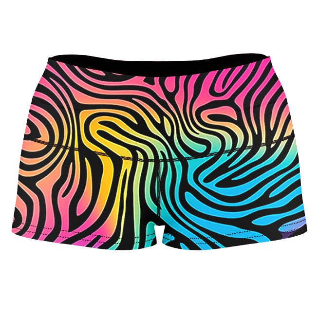 Hypnotica Rave Bra and High Waist Booty Shorts Combo - iEDM