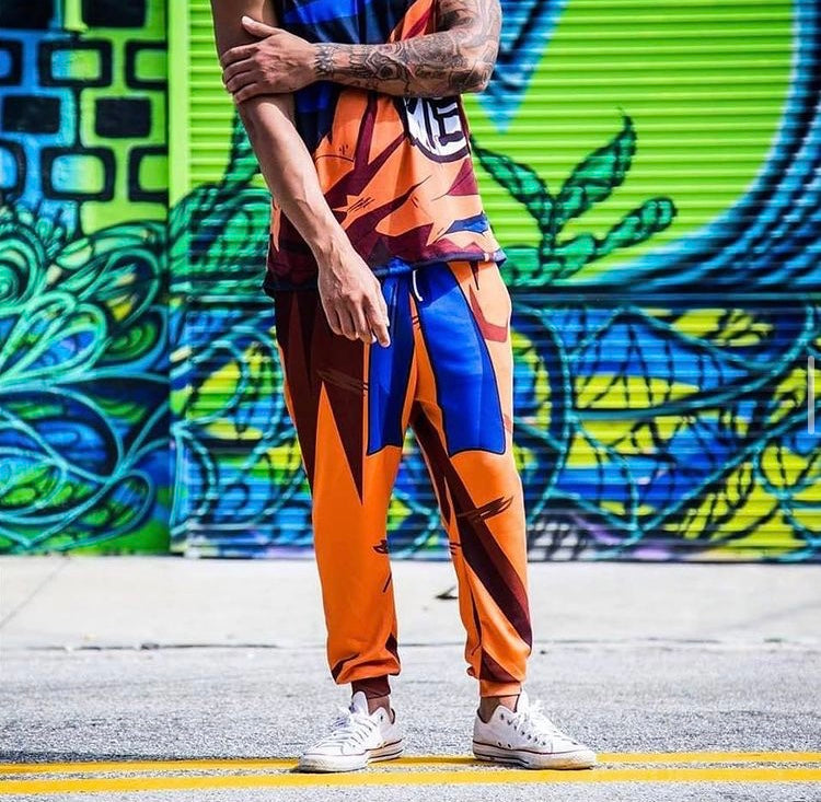 Battle Damaged Goku Armor T-Shirt and Joggers Combo, On Cue Apparel, | iEDM