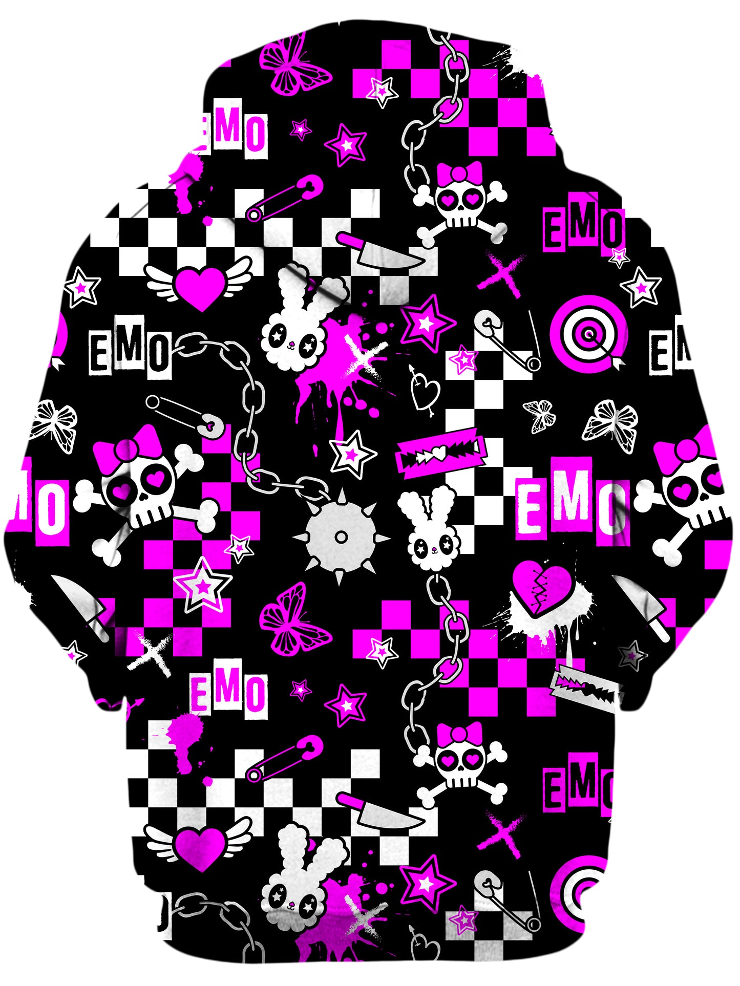 Emo Halloween Unisex Zip-Up Hoodie, Nakari Studios, | iEDM