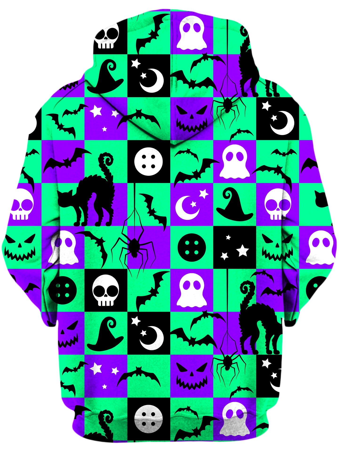 Halloween Hex Unisex Zip-Up Hoodie, Nakari Studios, | iEDM