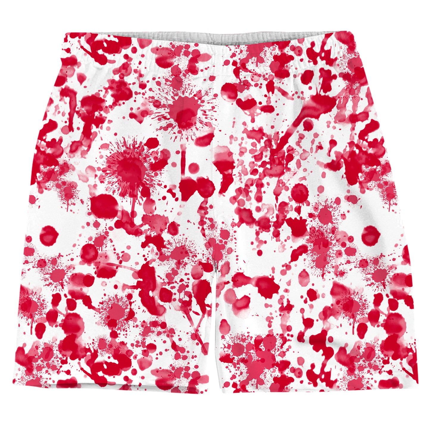 White Blood Print Weekend Shorts, Nakari Studios, | iEDM