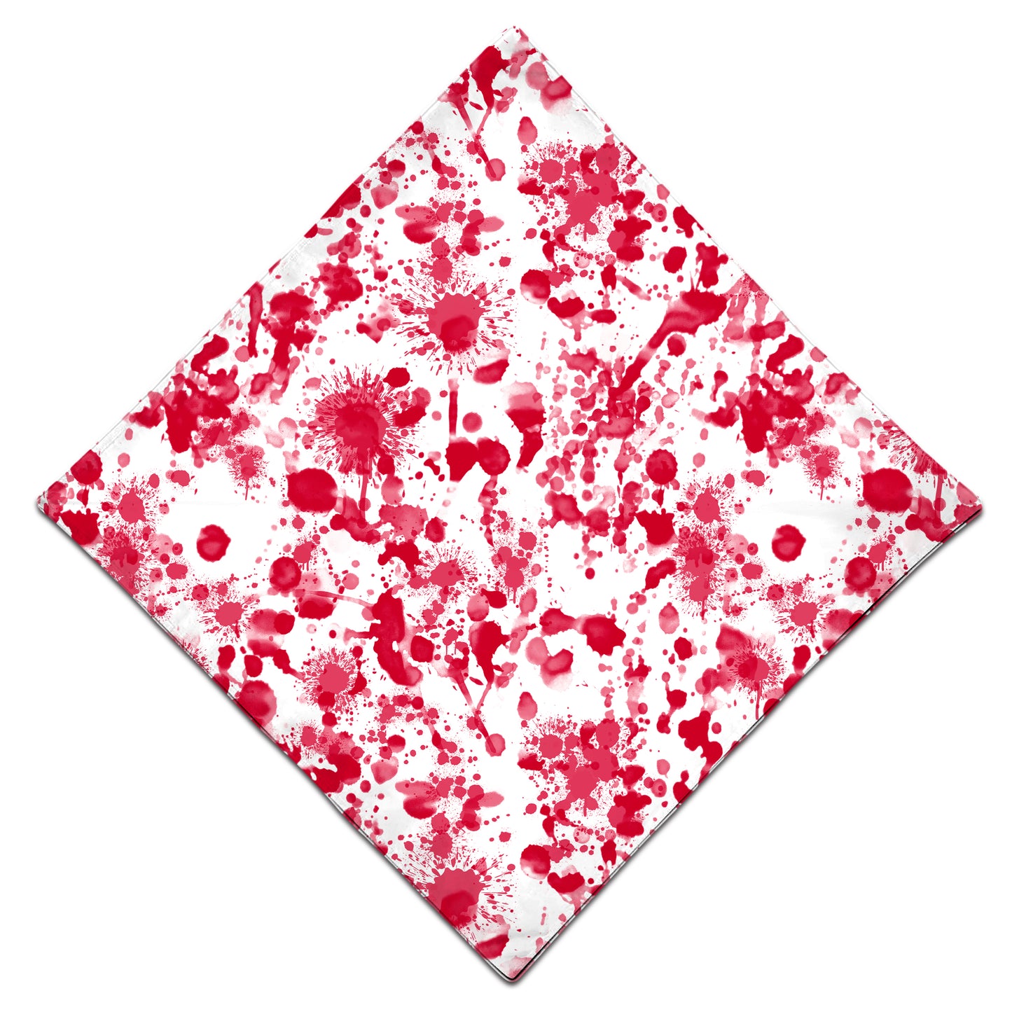 White Blood Print Bandana, Nakari Studios, | iEDM