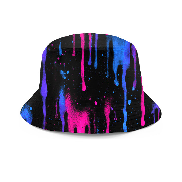 Neon Cascade Bucket Hat - iEDM