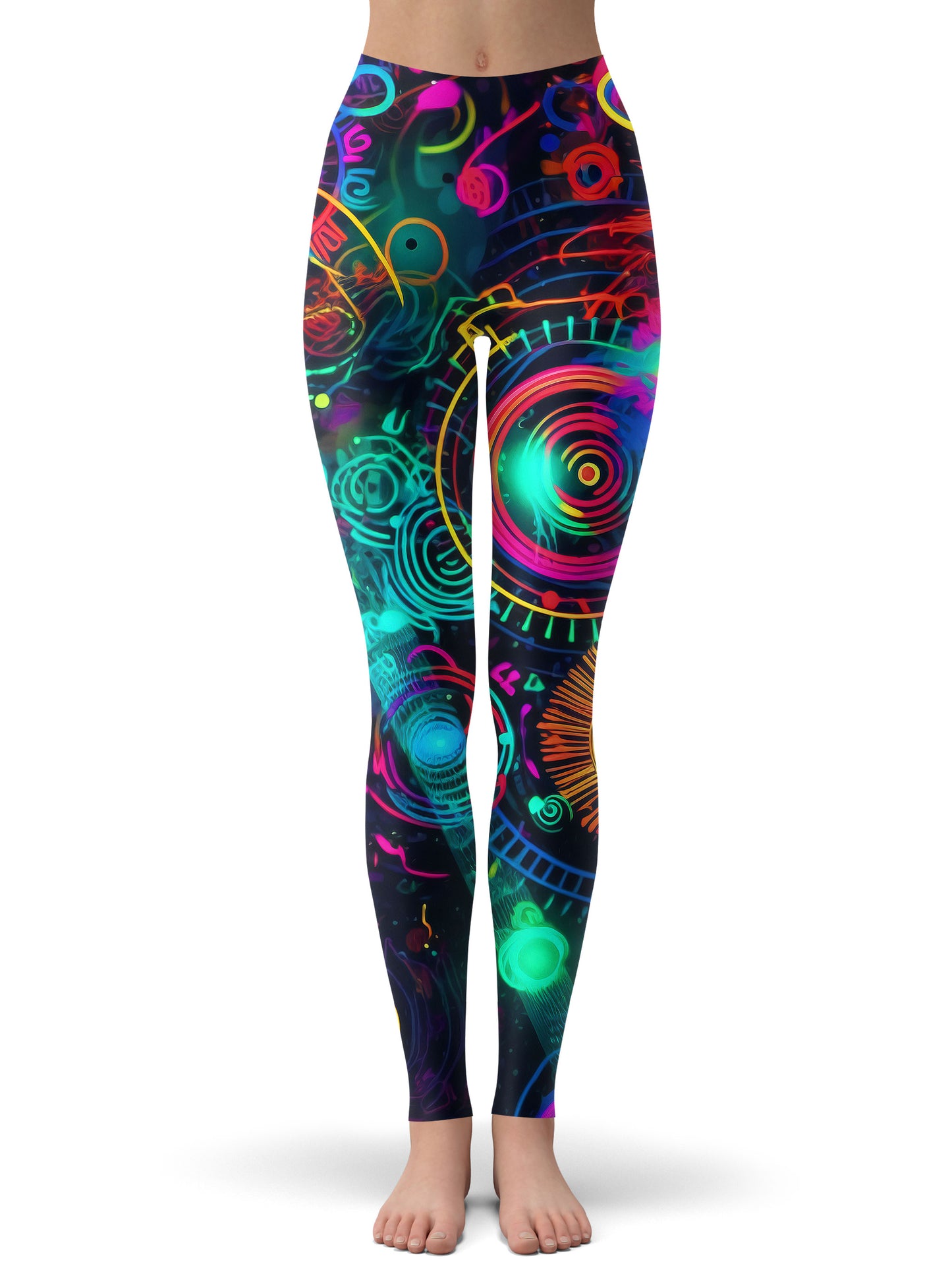 Retro Trip Hoodie Dress and Leggings Combo, Psychedelic Pourhouse, | iEDM