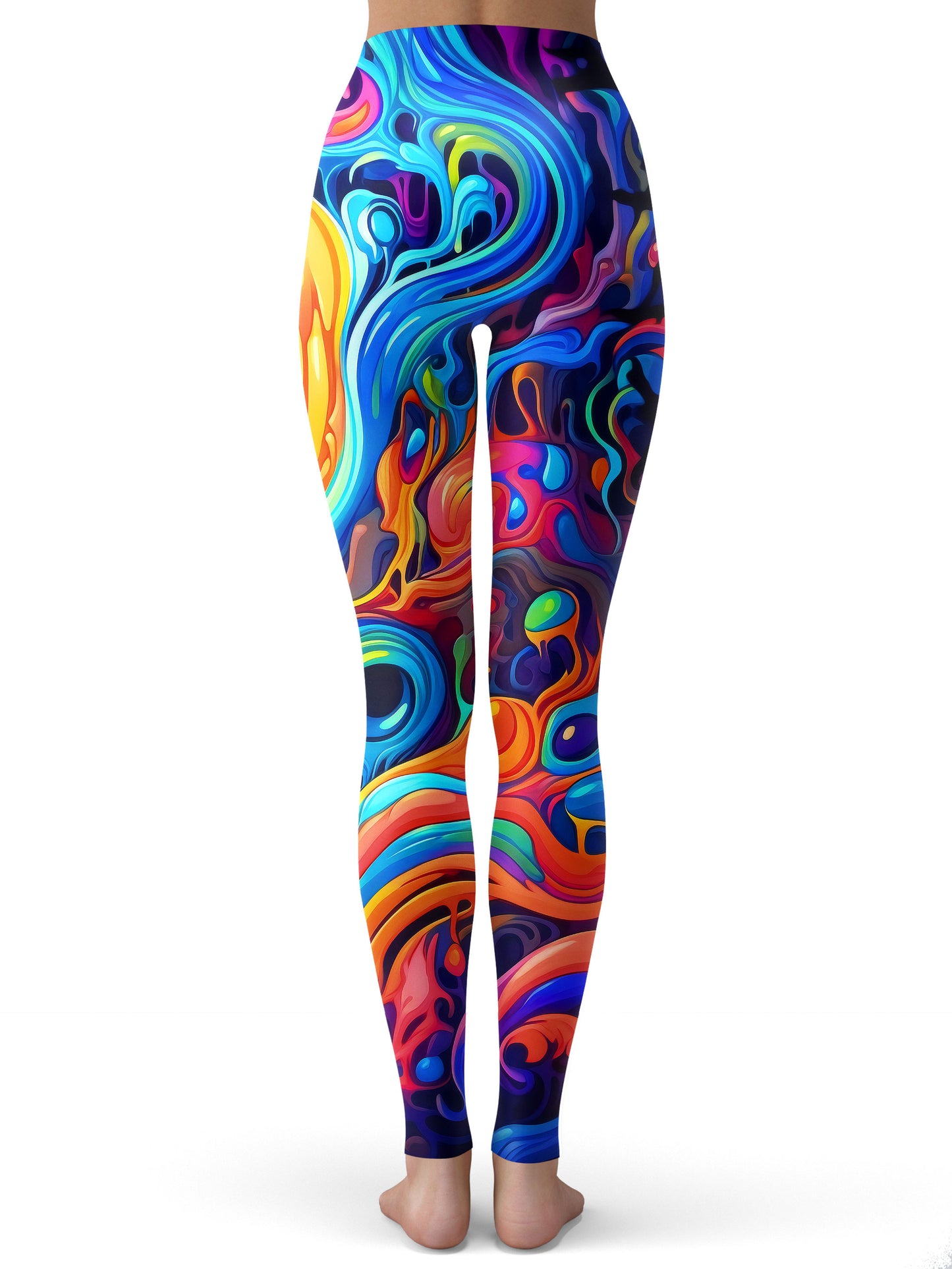 Kandi Swirl Leggings, Psychedelic Pourhouse, | iEDM