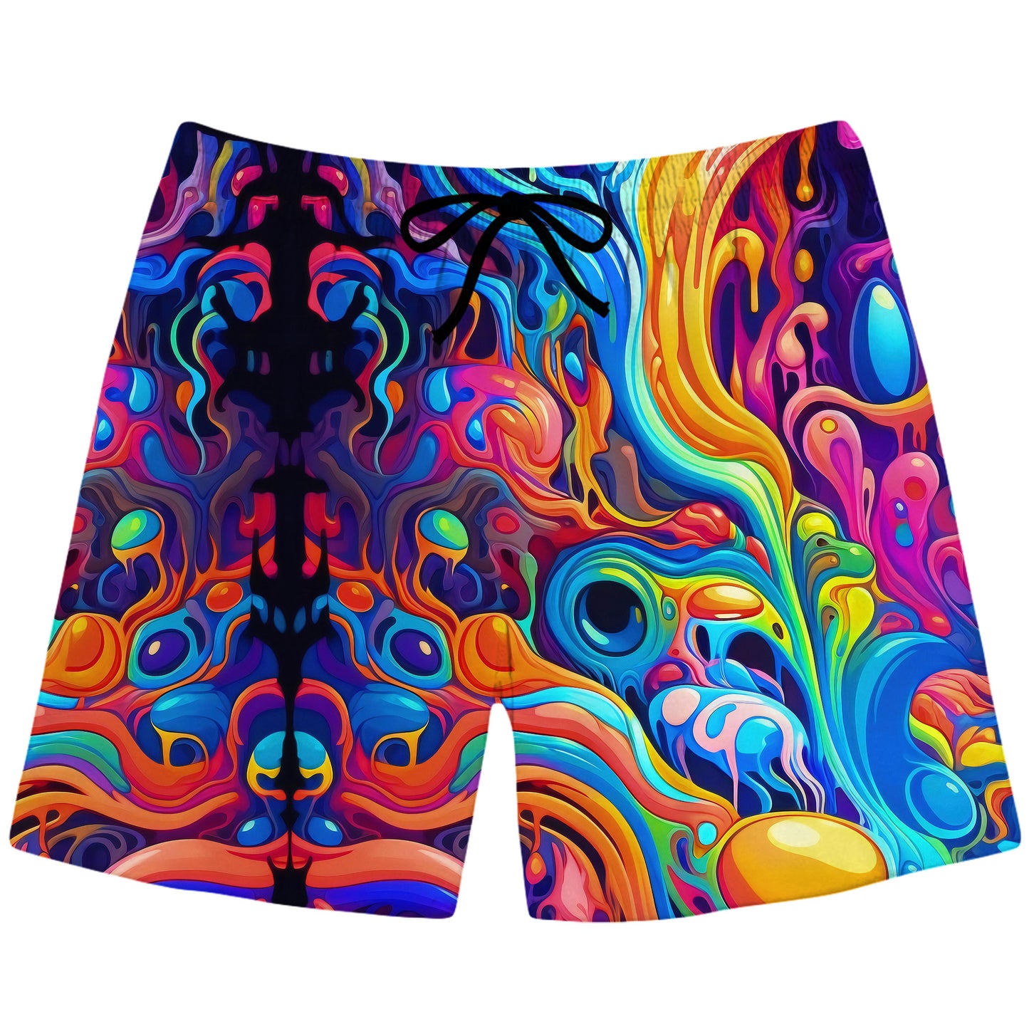 Kandi Swirl Swim Trunks, Psychedelic Pourhouse, | iEDM