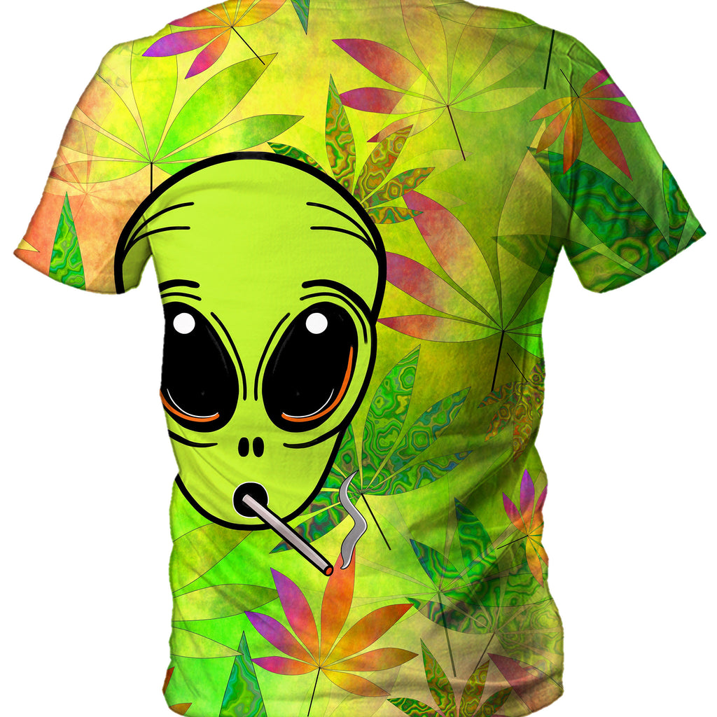 Alien Weed Men's T-Shirt, Psychedelic Pourhouse, | iEDM