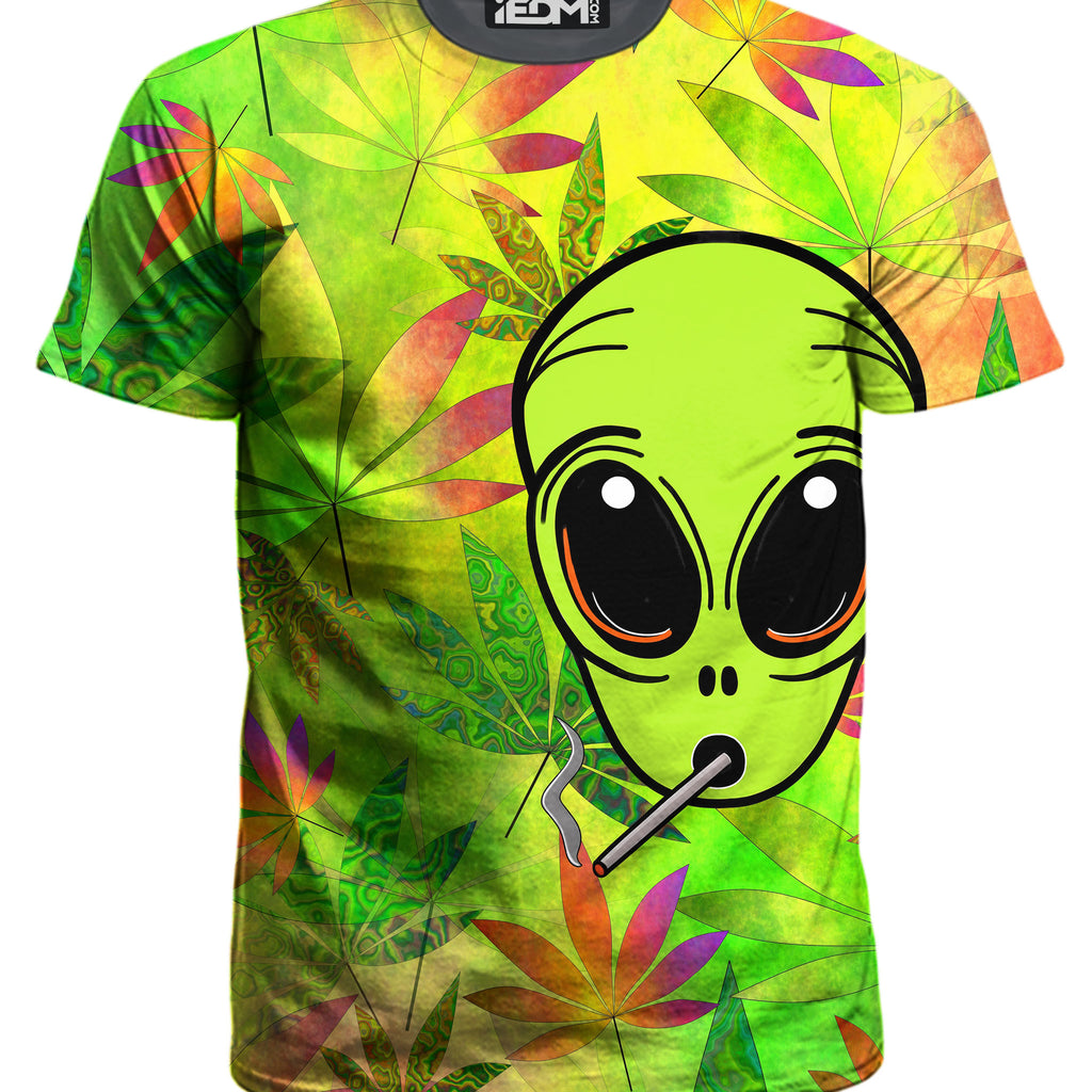 Alien Weed Men's T-Shirt, Psychedelic Pourhouse, | iEDM