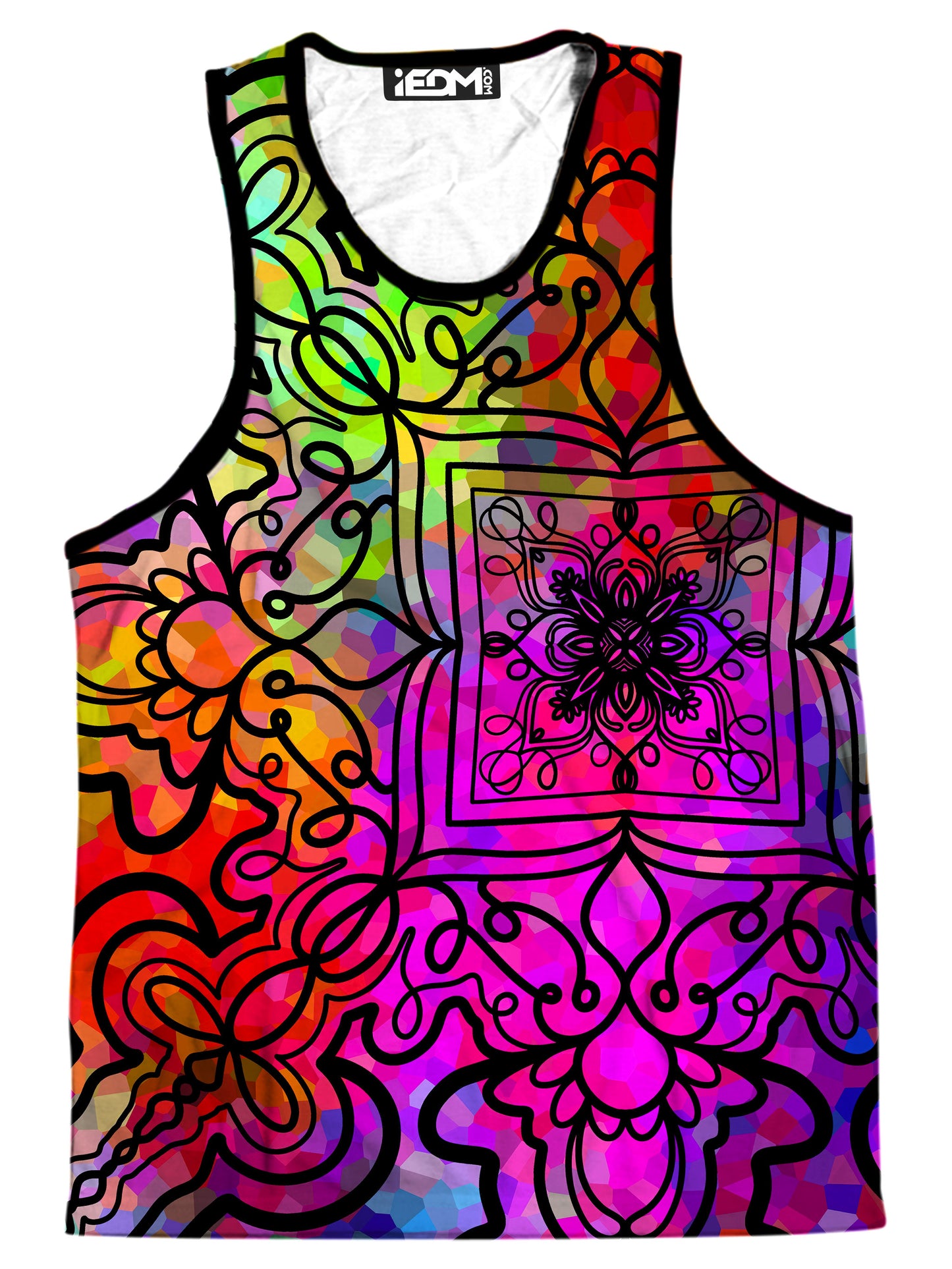 Ornate on Plasma Men's Tank, Psychedelic Pourhouse, | iEDM
