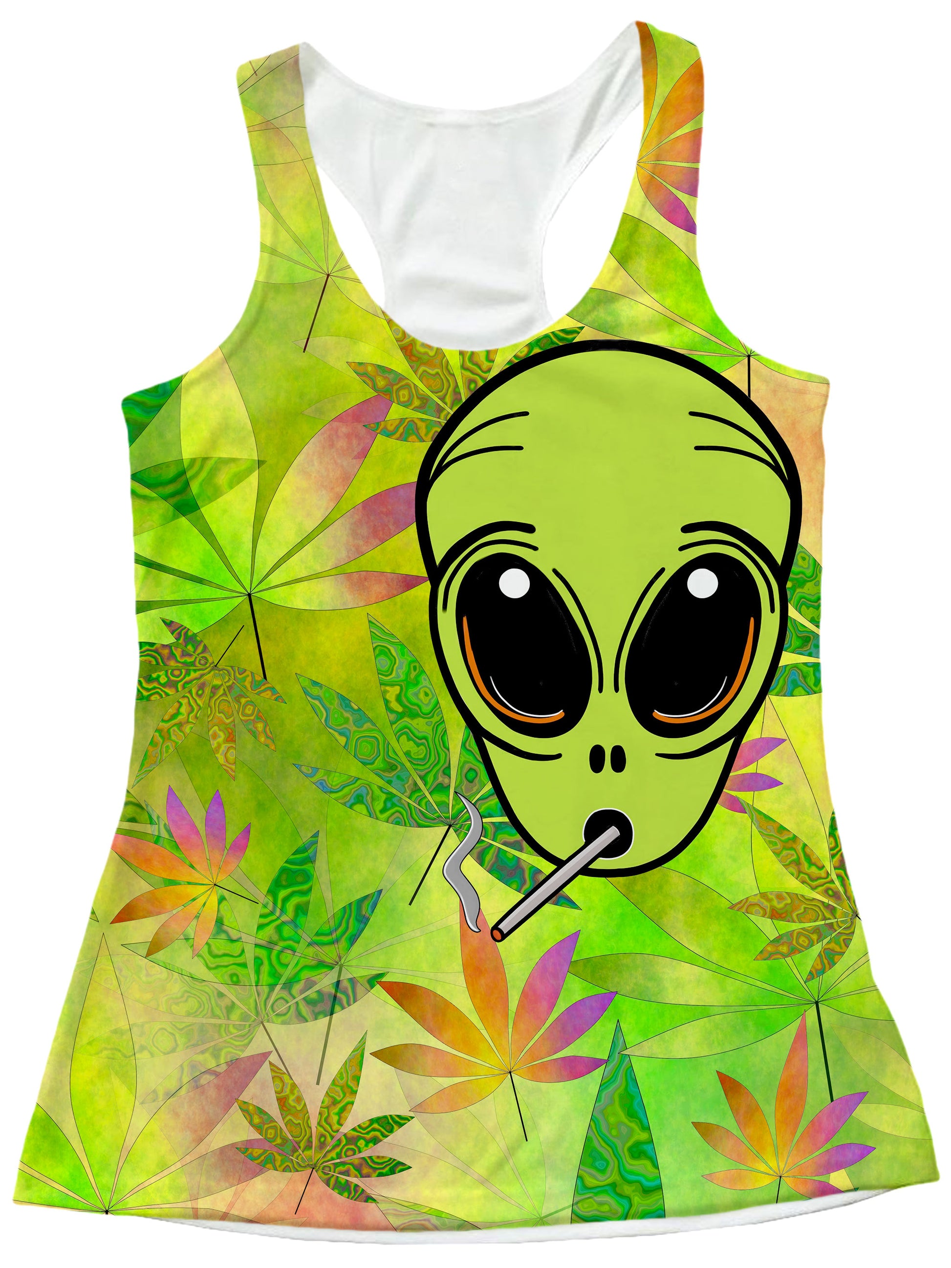 Alien Weed Women's Tank, Psychedelic Pourhouse, | iEDM