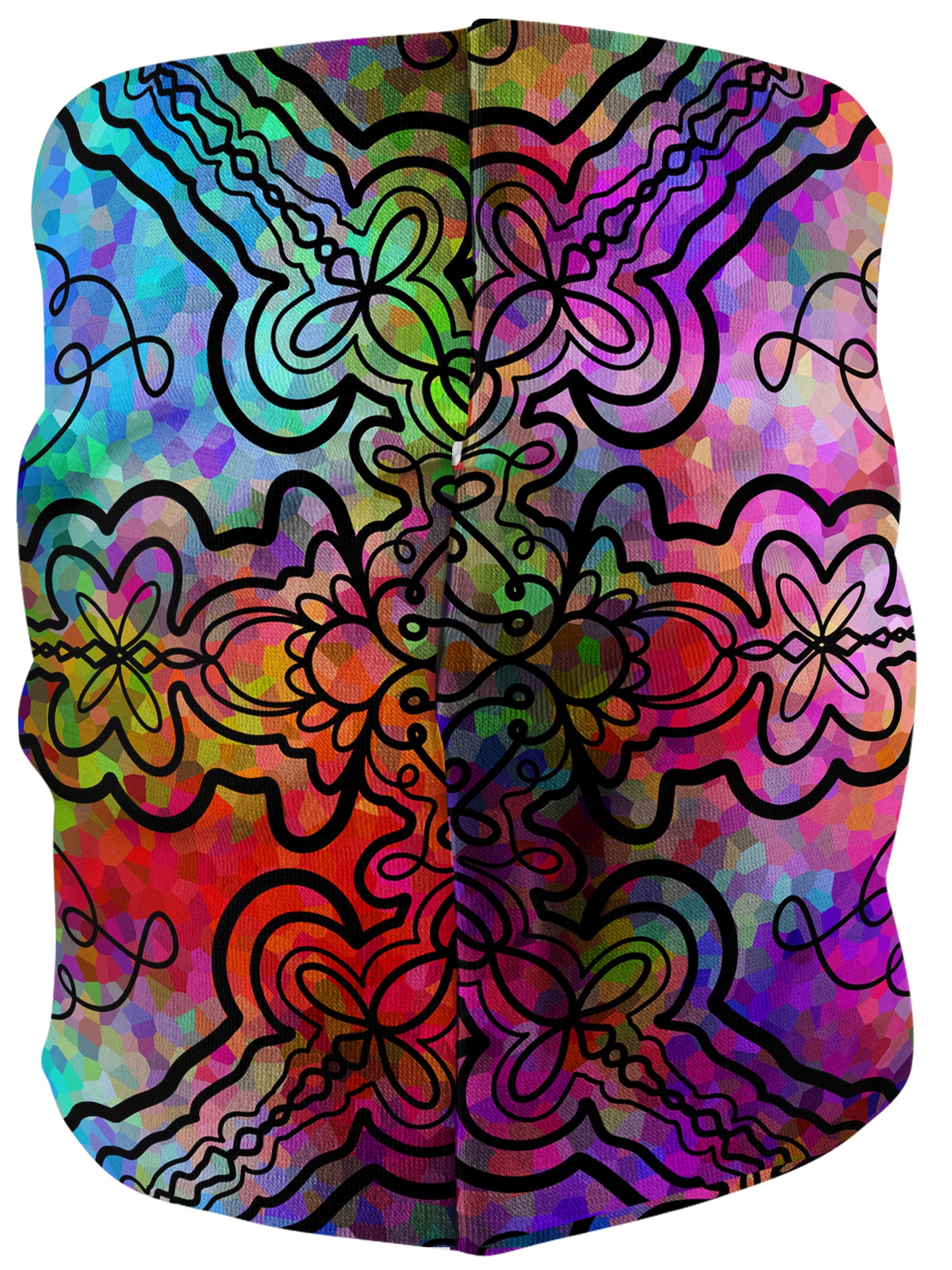 Ornate on Plasma Bandana Mask, Psychedelic Pourhouse, | iEDM