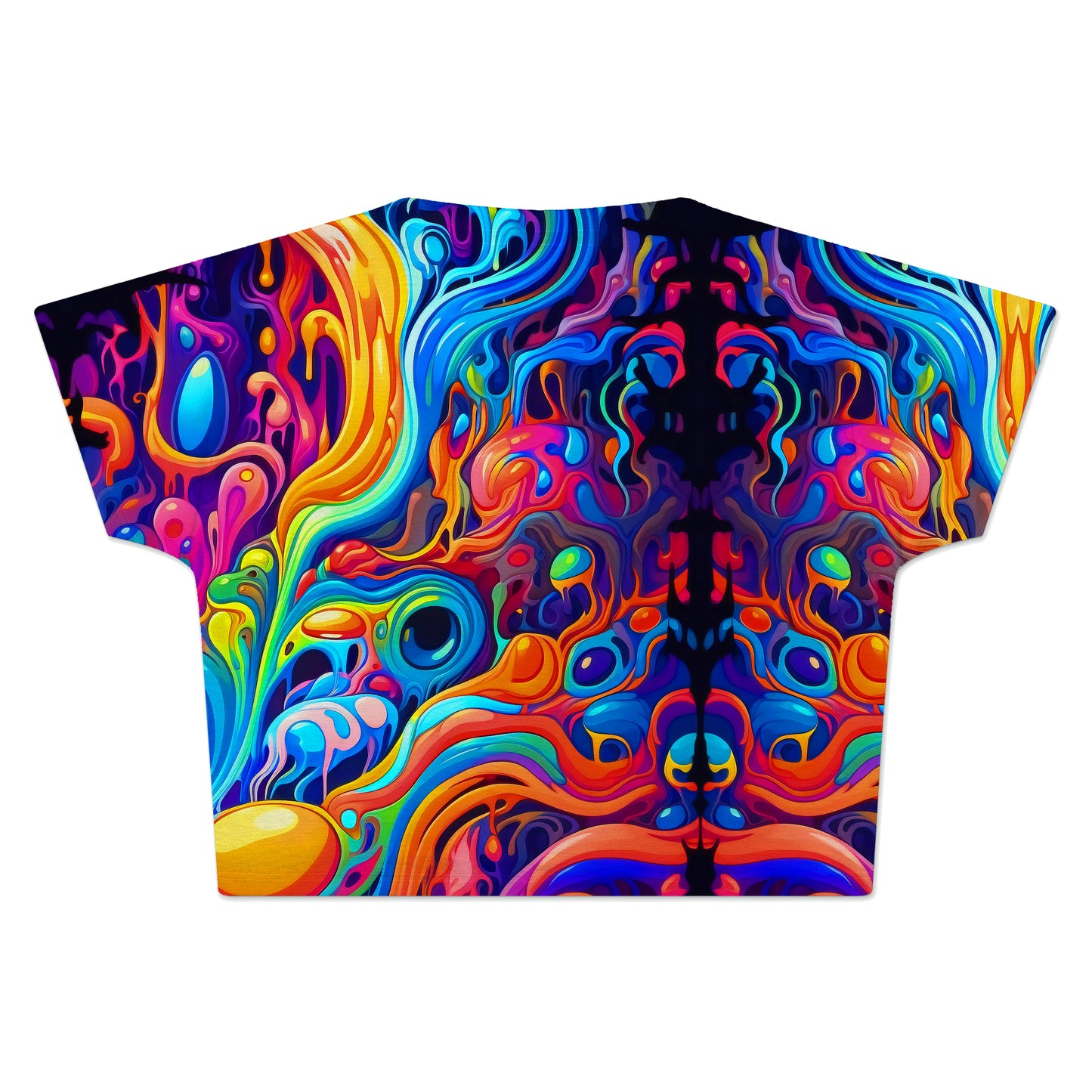Kandi Swirl Crop Tee, Psychedelic Pourhouse, | iEDM
