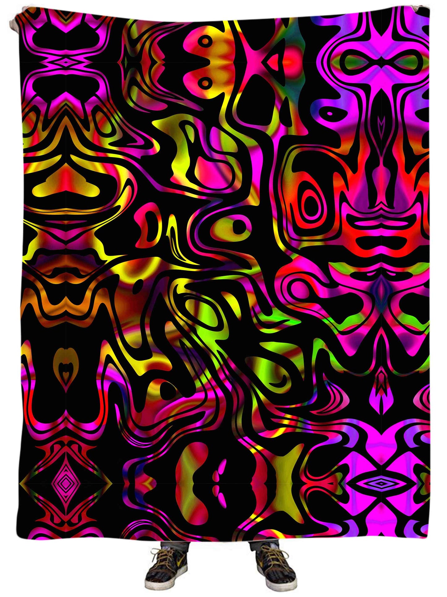 Color Evolution Plush Blanket, Sartoris Art, | iEDM