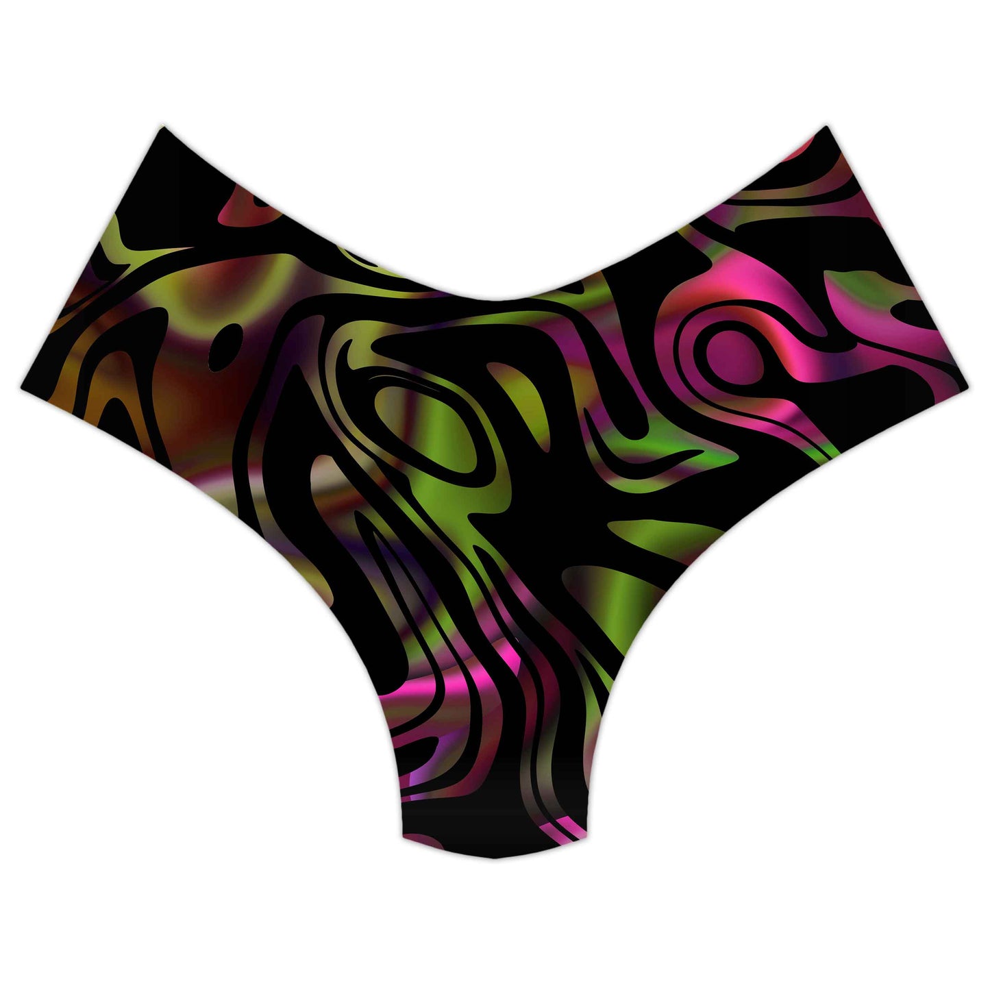 Loopy Abstract Booty Shorts, Sartoris Art, | iEDM