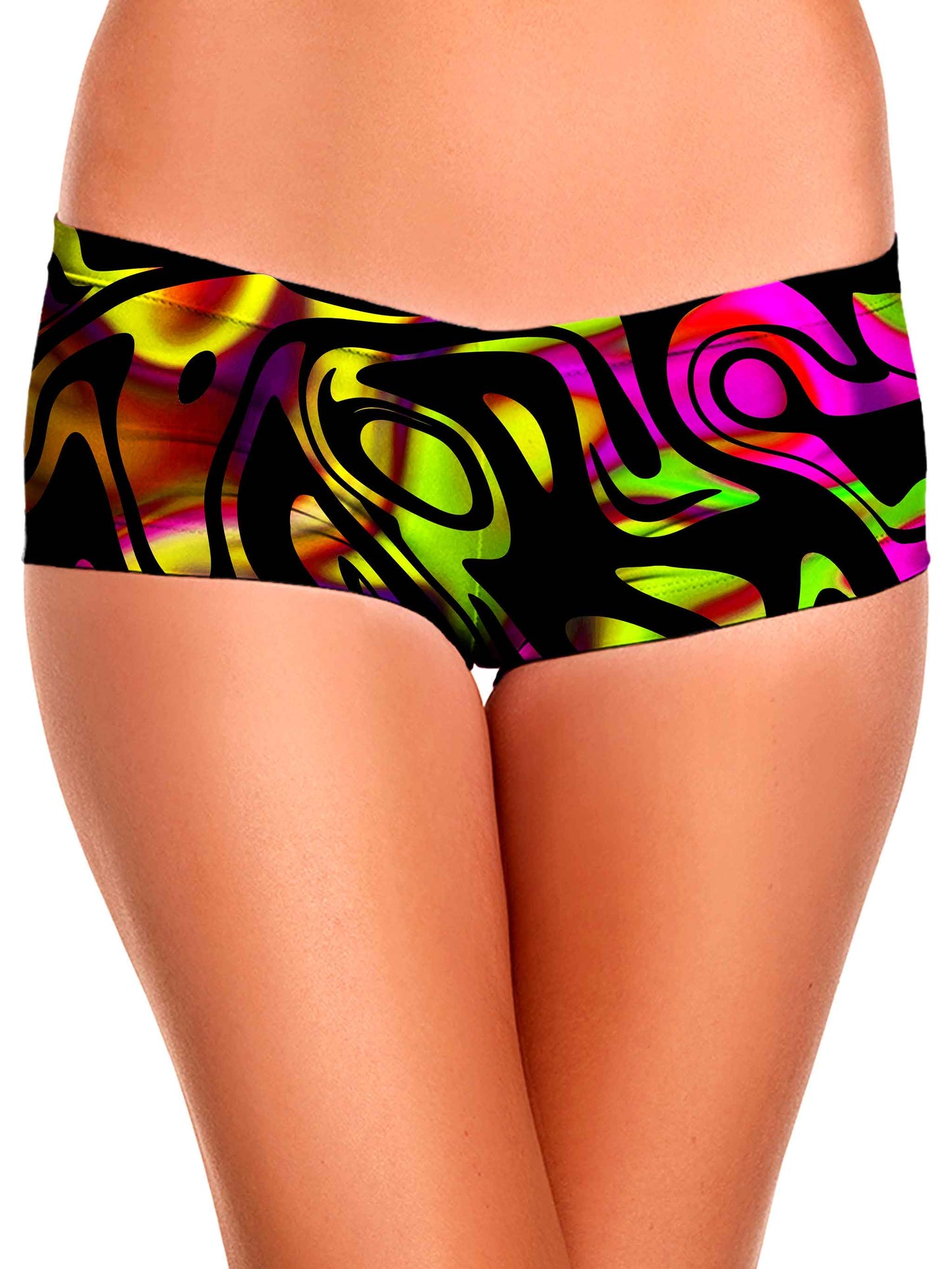 Color Evolution Crop Top and Booty Shorts Combo, Sartoris Art, | iEDM