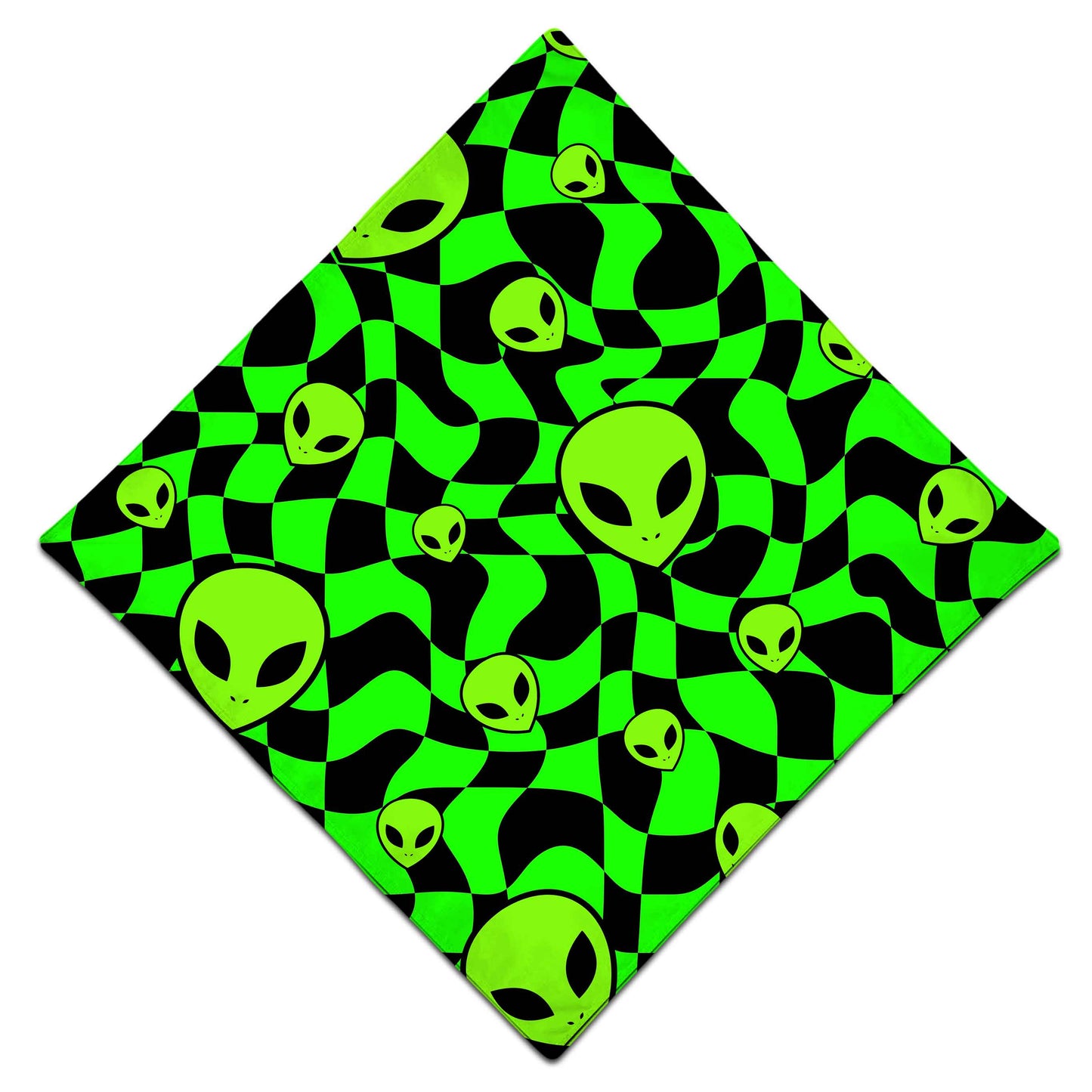 Green Aliens Bandana, Sartoris Art, | iEDM