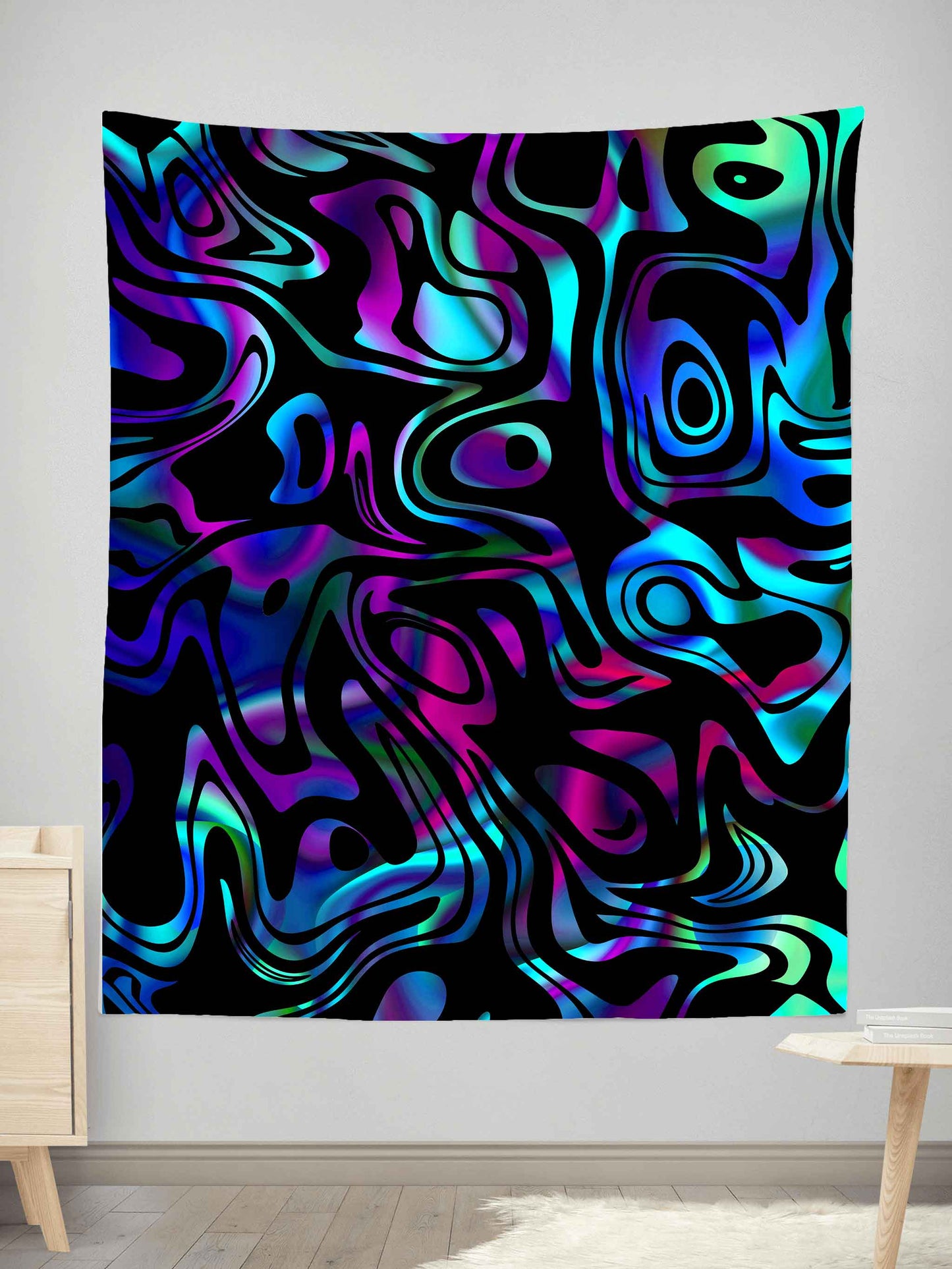 Dynamic Blues Tapestry, Sartoris Art, | iEDM