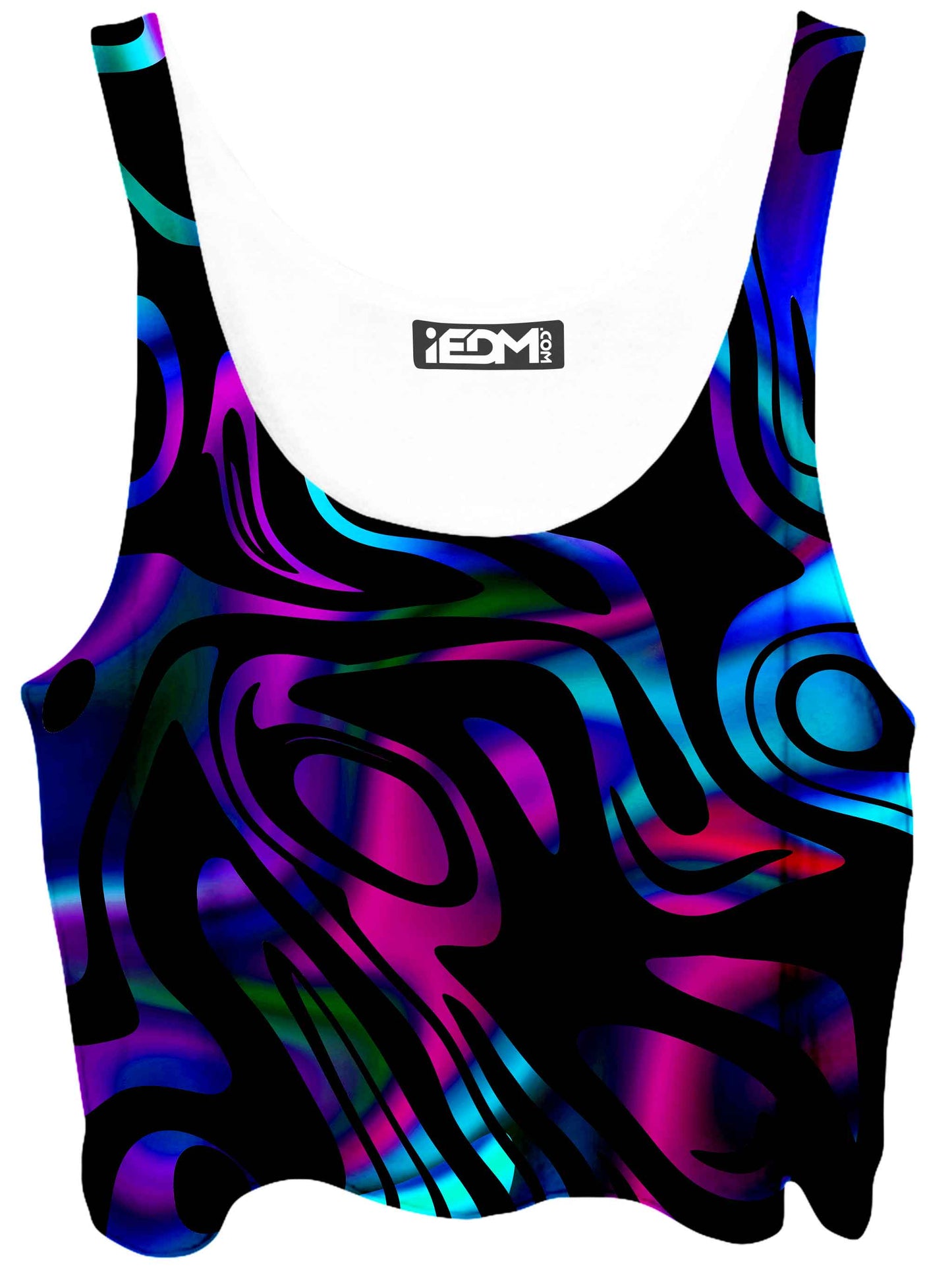 Dynamic Blues Crop Top, Sartoris Art, | iEDM