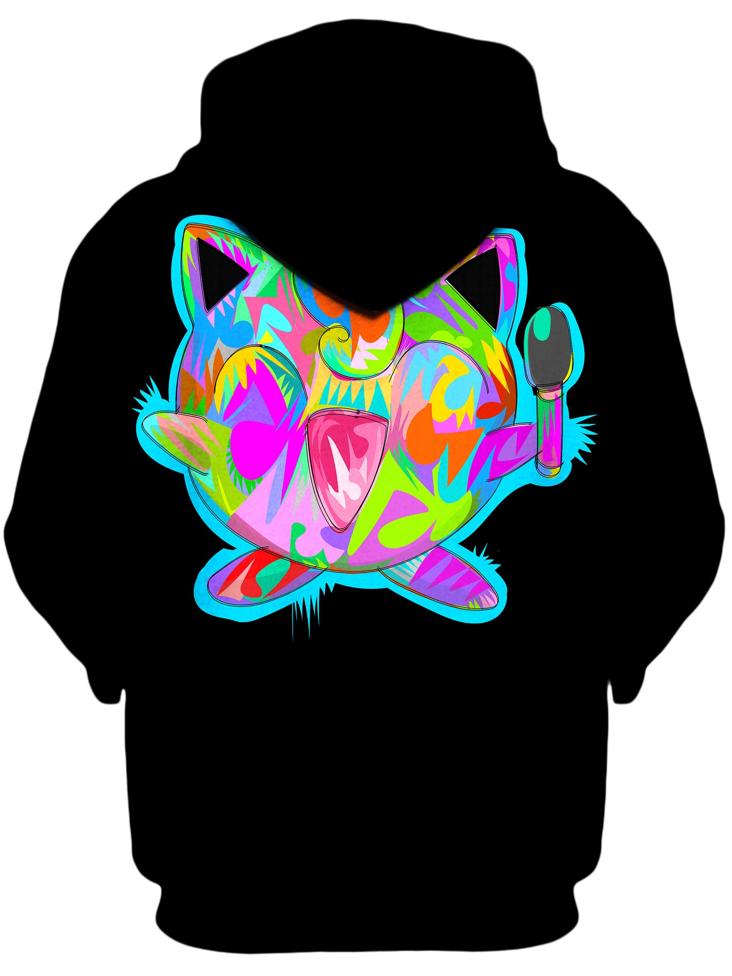 Jiggly Black Unisex Hoodie, Technodrome, | iEDM