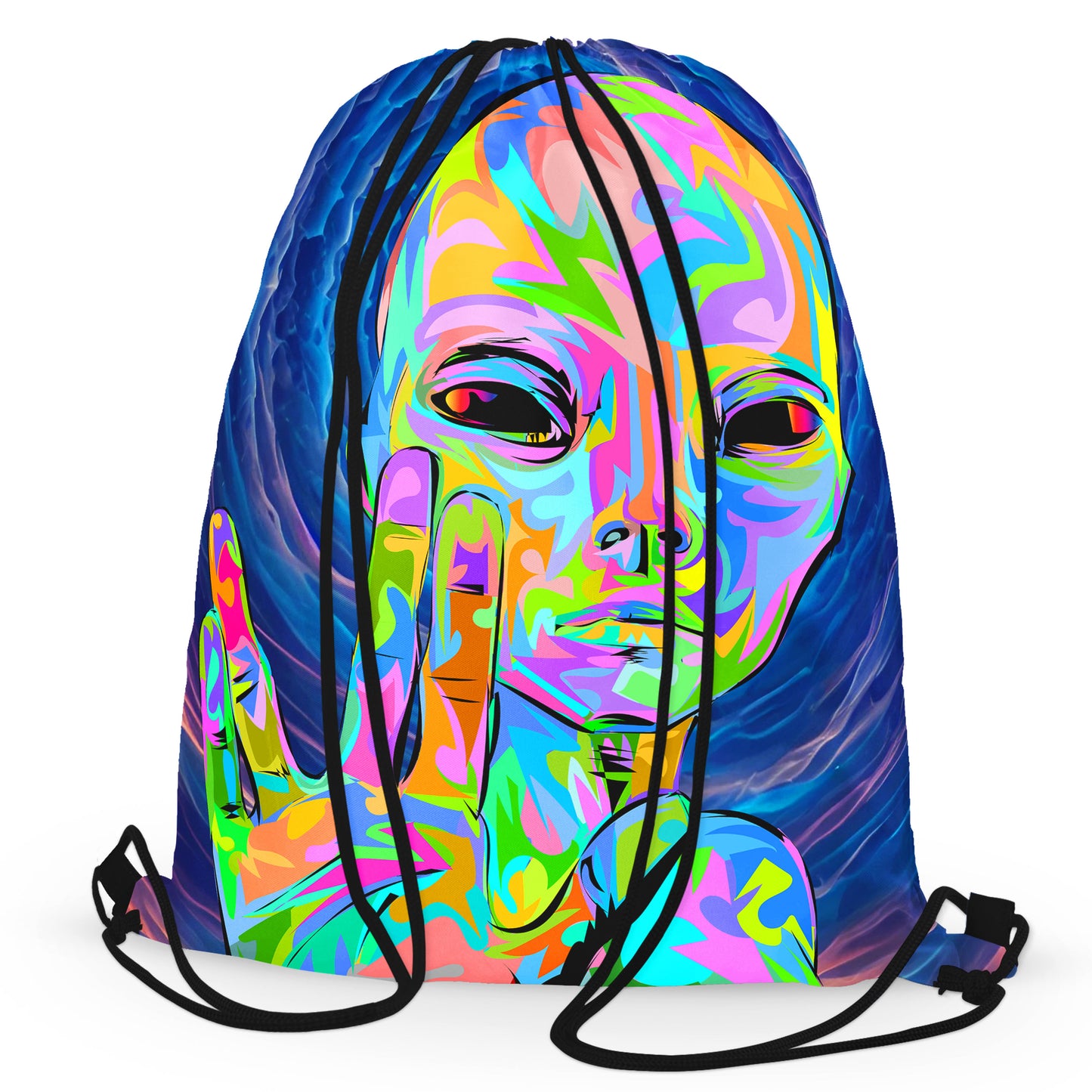I Come in Peace Drawstring Bag, Technodrome, | iEDM