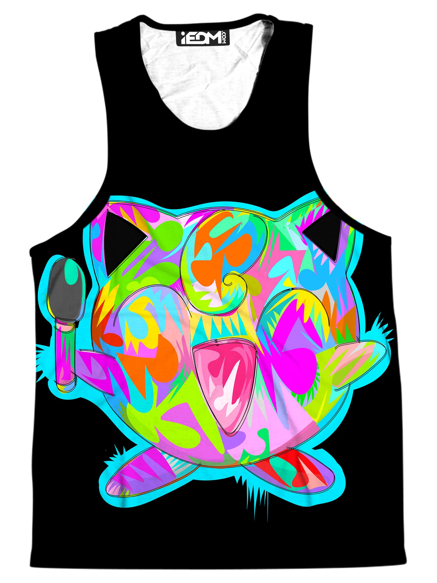Jiggly Black Men's Tank, Technodrome, | iEDM