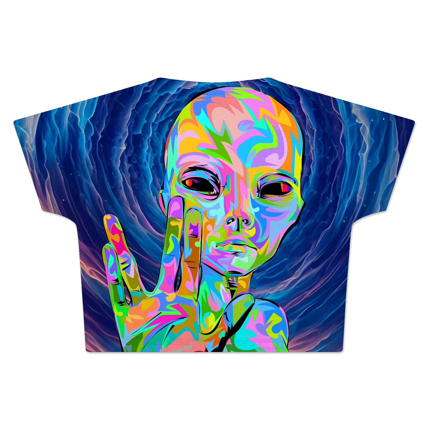 I Come in Peace Crop Tee, Technodrome, | iEDM